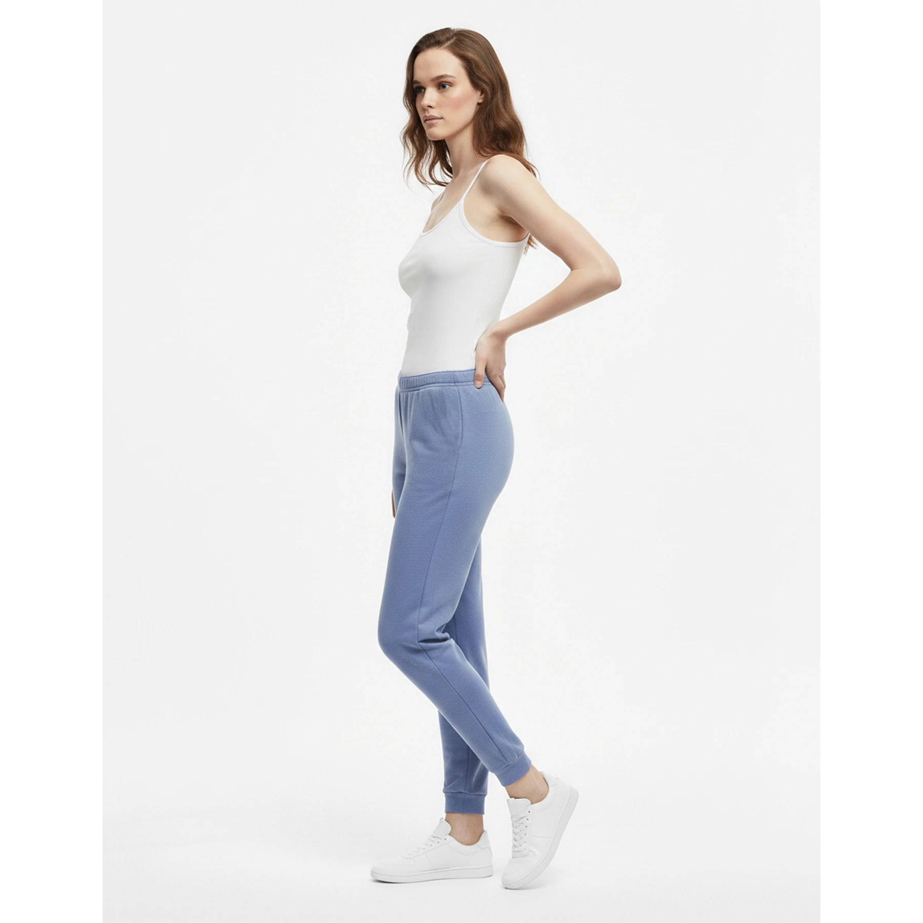 Cyan Blue Jersey Nightwear Trousers | Montivo Pakistan