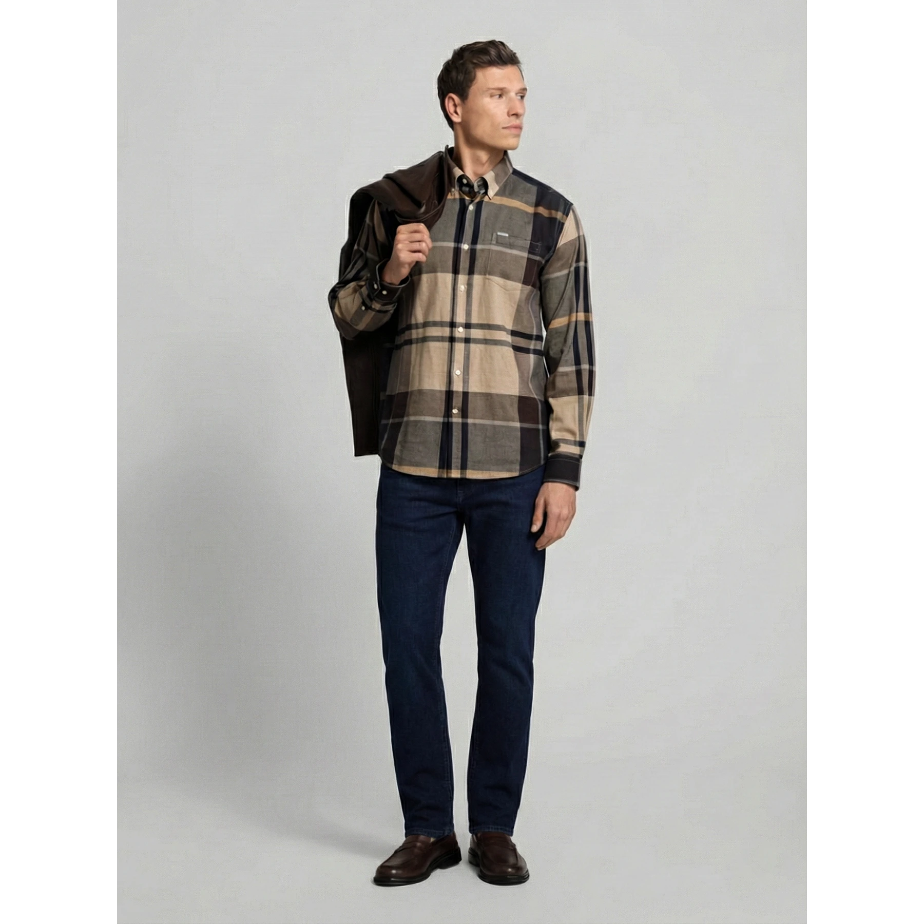 Dark Blue Relaxed Regular Fit Jeans | Montivo Pakistan