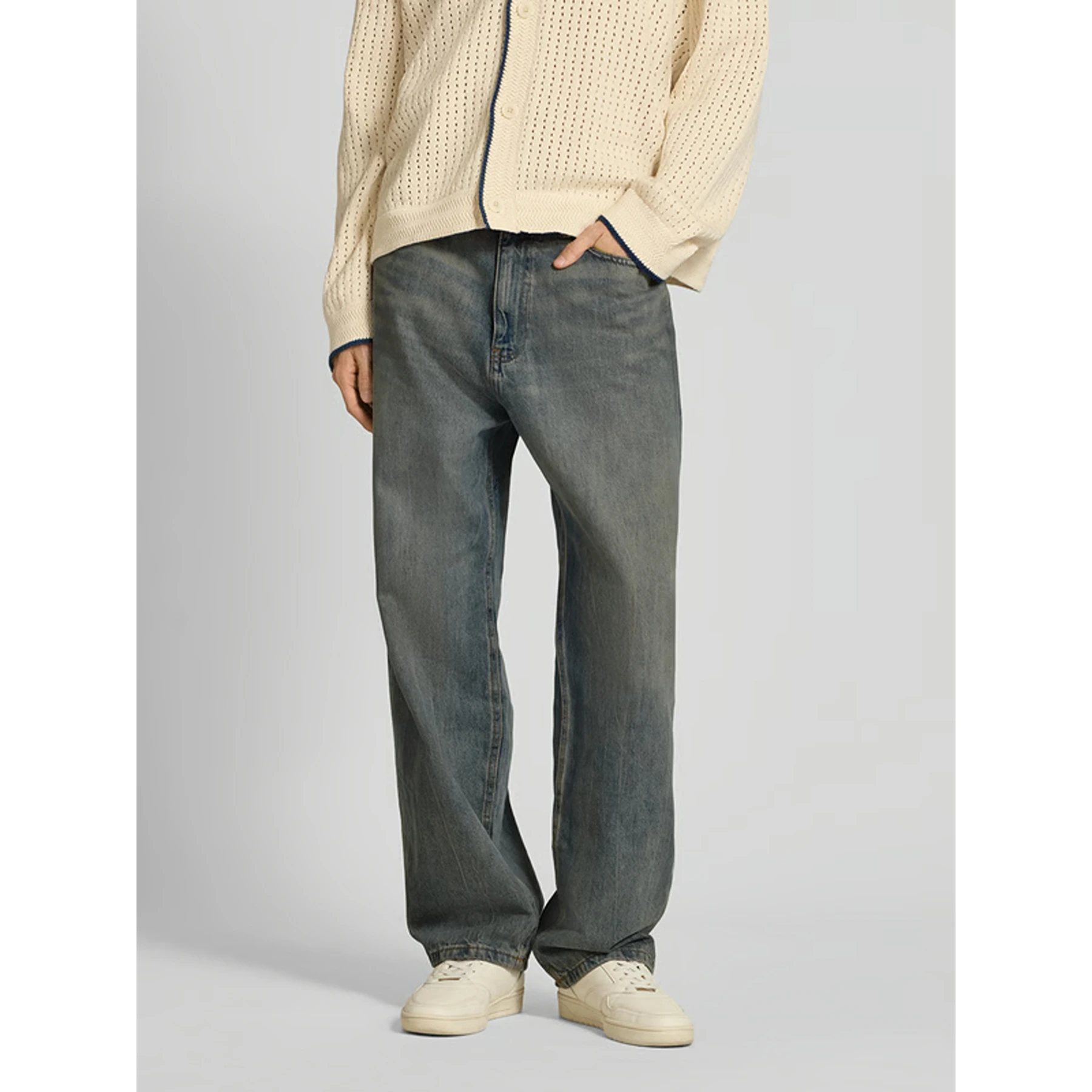 Vintage Blue Baggy Fit Jeans | Montivo Pakistan