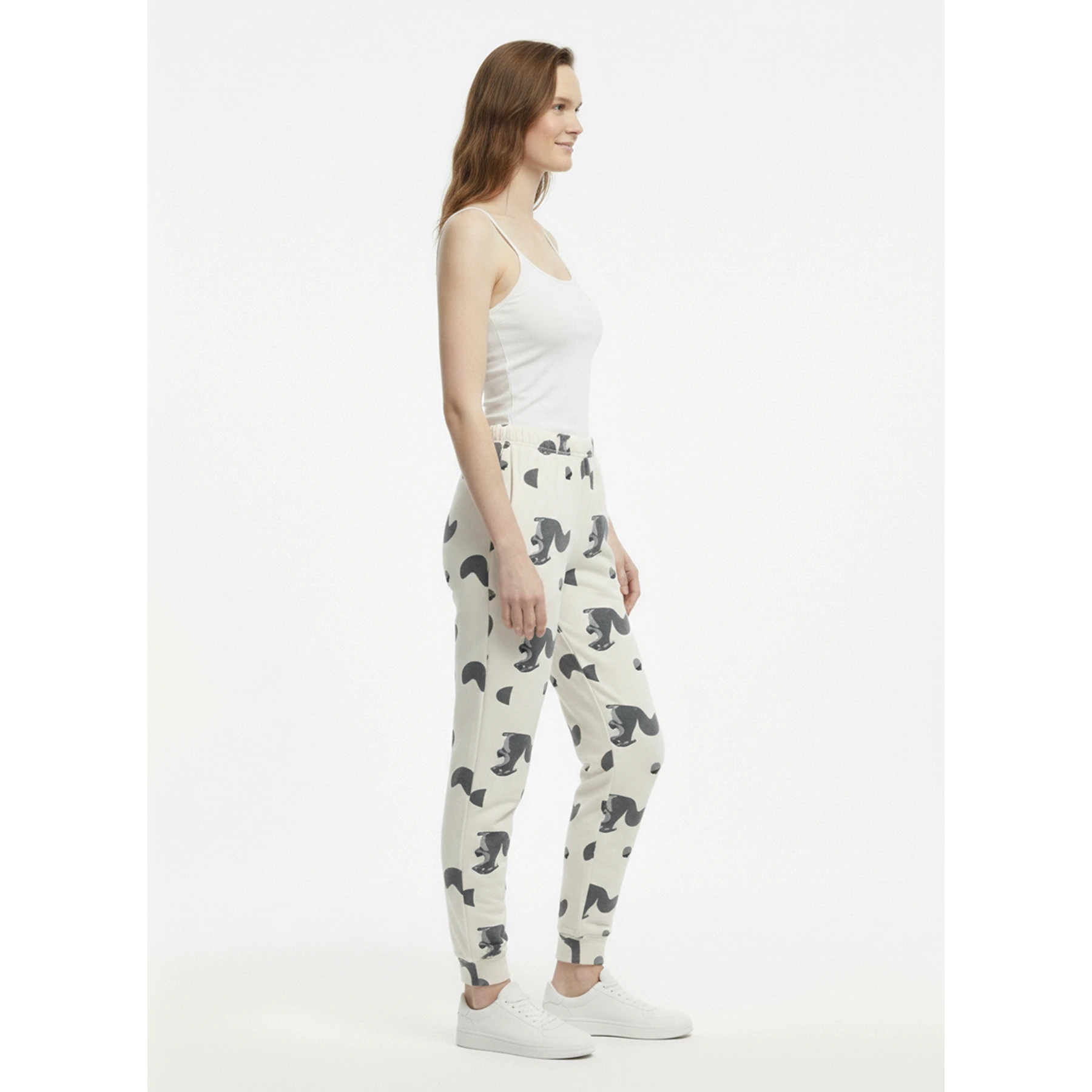 Grey Printed Jersey Nightwear Trousers | Montivo Pakistan