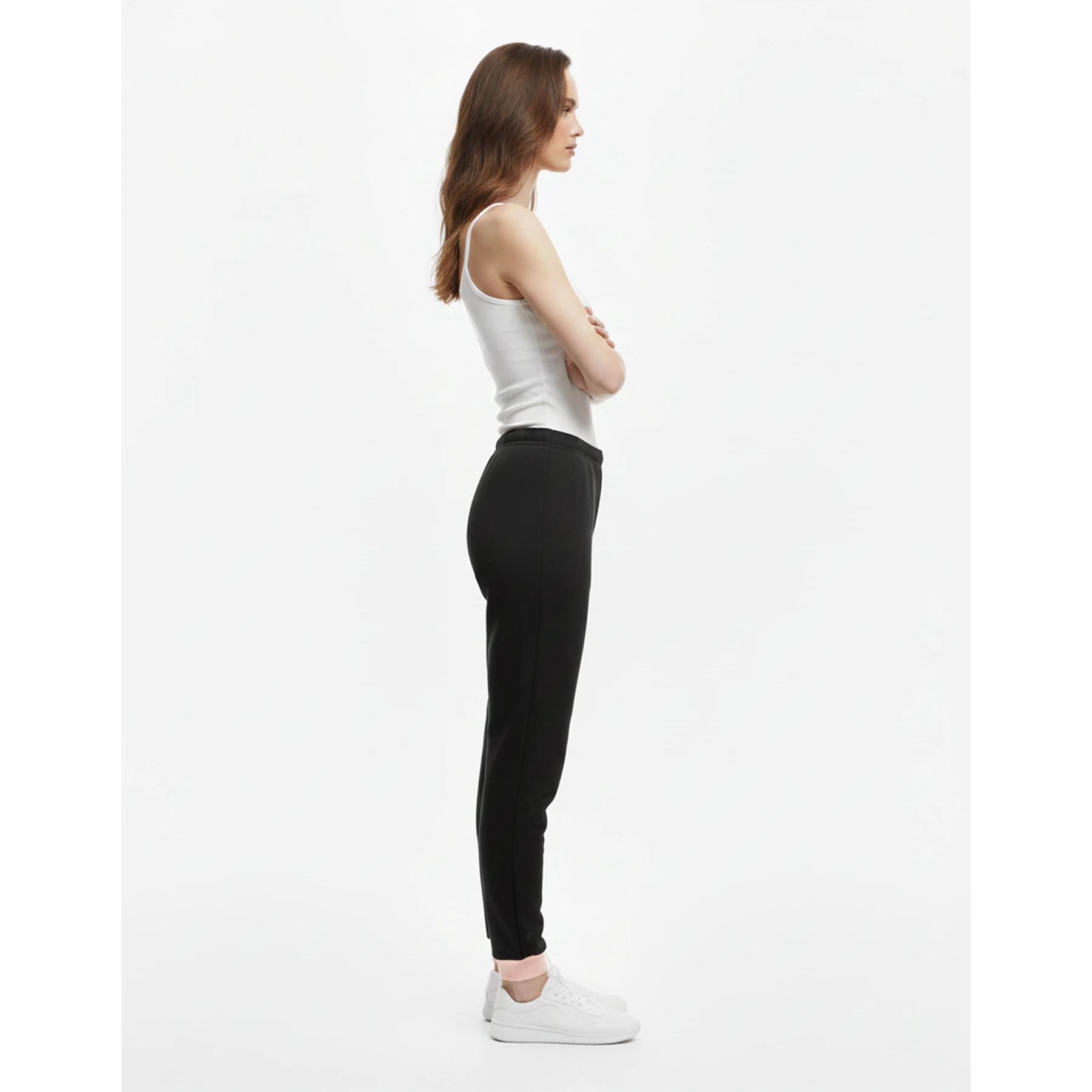 Black Pink Detail Jersey Nightwear Trousers | Montivo Pakistan