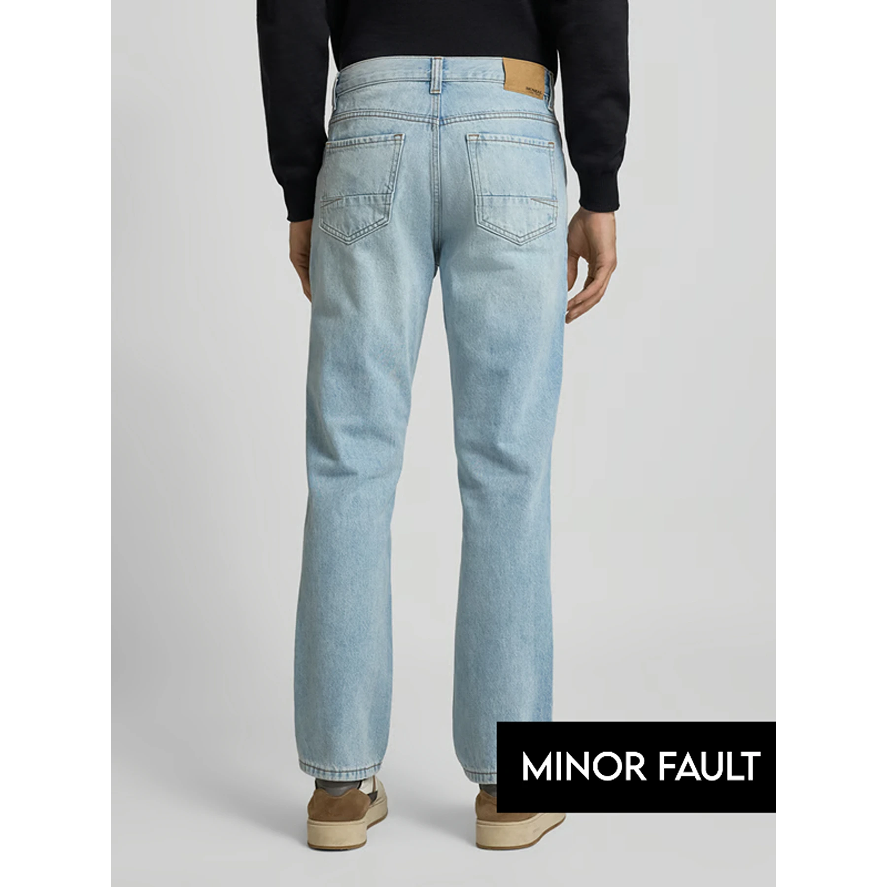 (Minor Fault) Light Blue Loose Fit Jeans | Montivo Pakistan