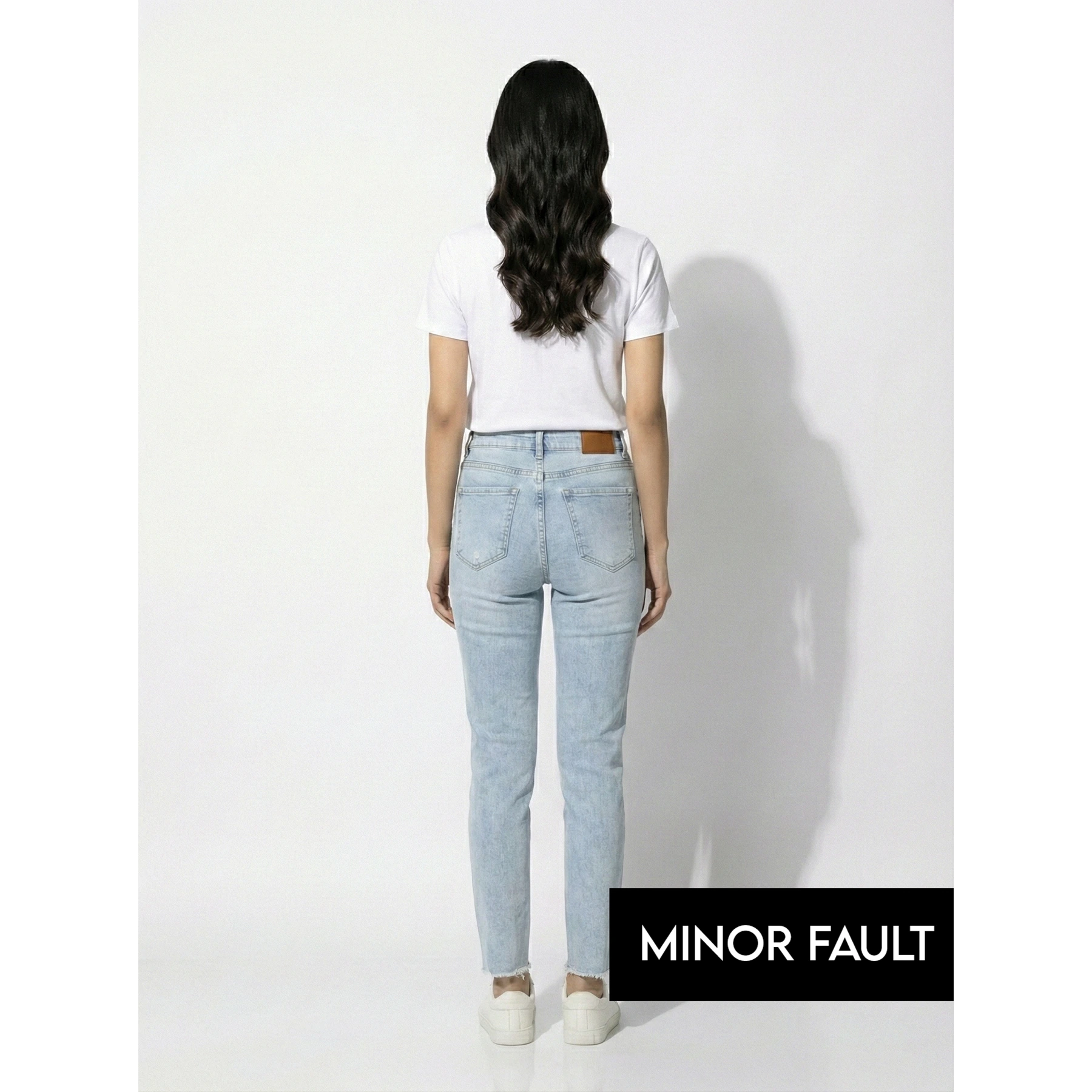 (Minor Fault) Random Wash High Waist Skinny Jeans | Montivo Pakistan