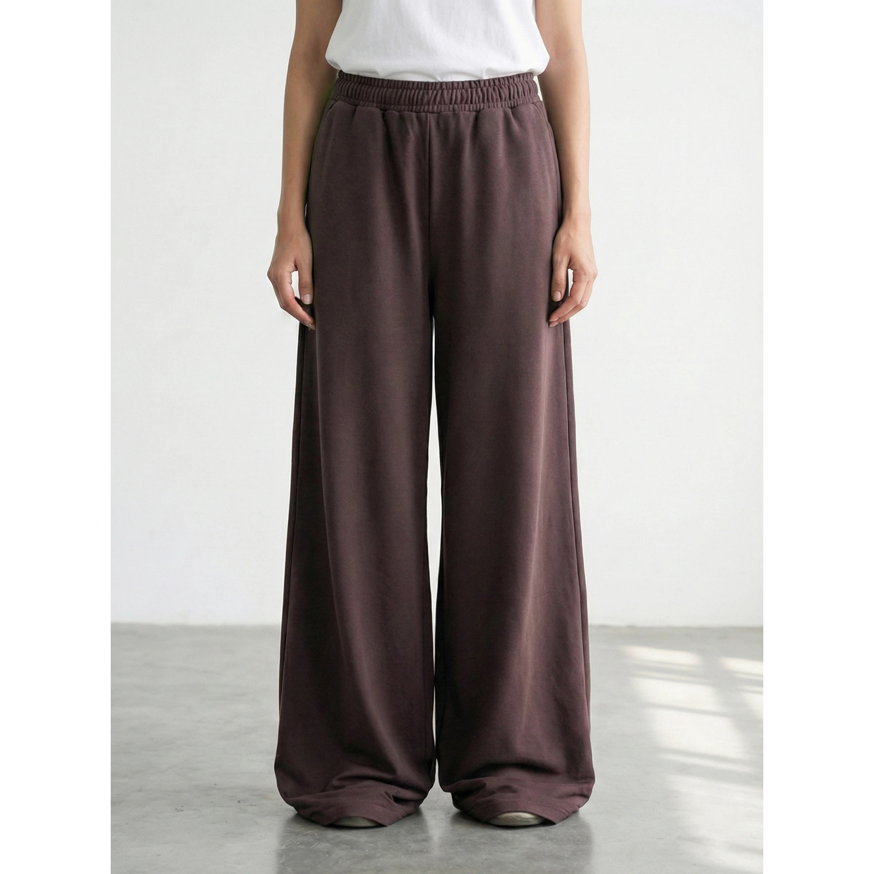 Brown Super Wide Leg Trouser | Montivo Pakistan