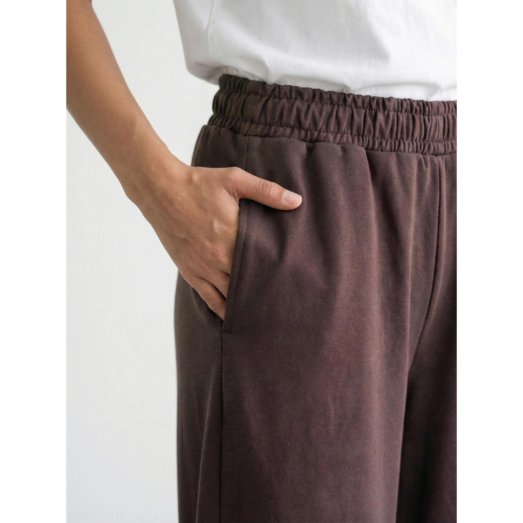 Brown Super Wide Leg Trouser | Montivo Pakistan