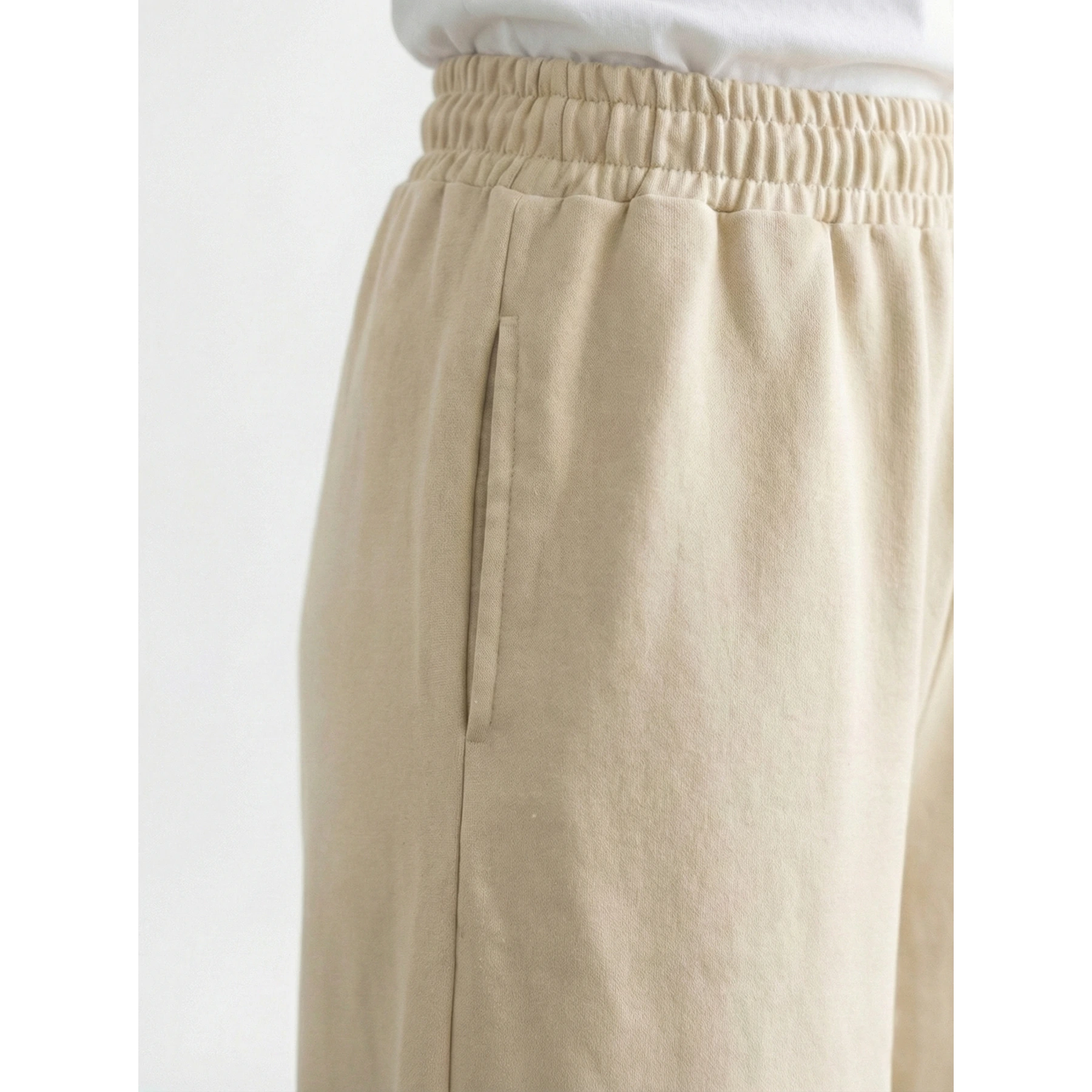 Beige Super Wide Leg Trouser | Montivo Pakistan