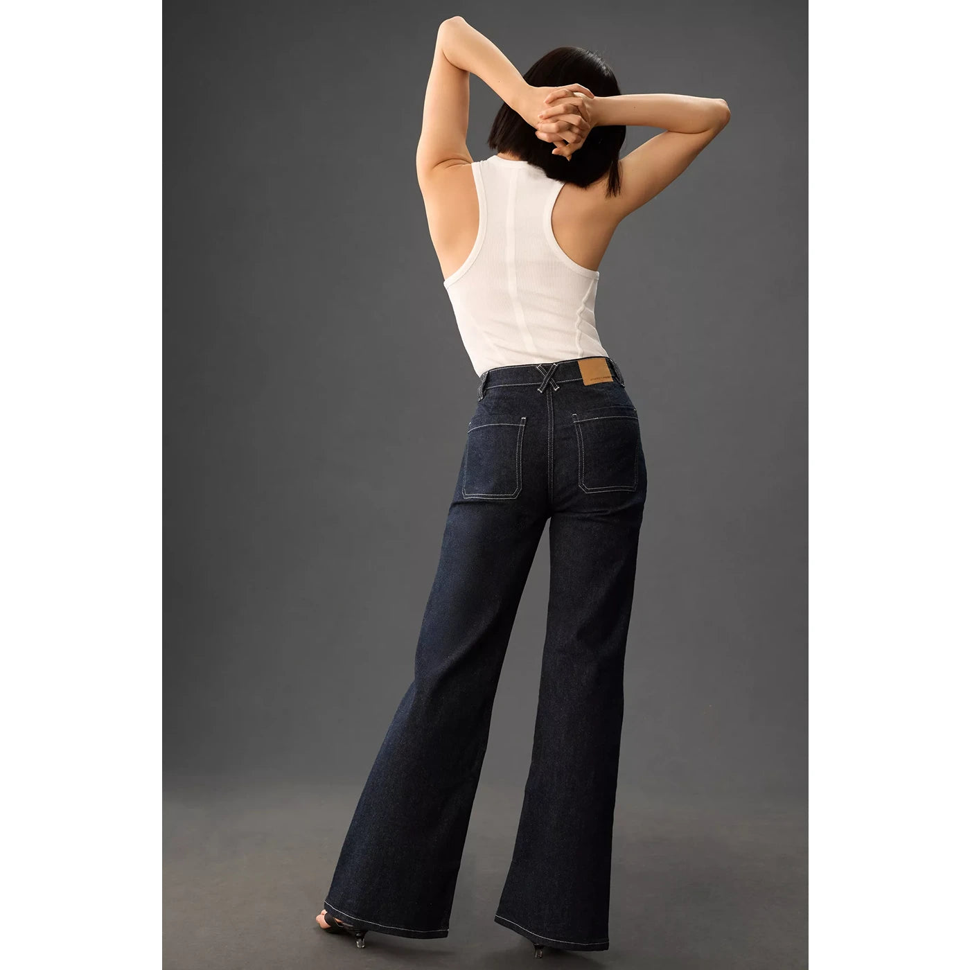 Rinse Wash Loose Flare Jeans | Montivo Pakistan