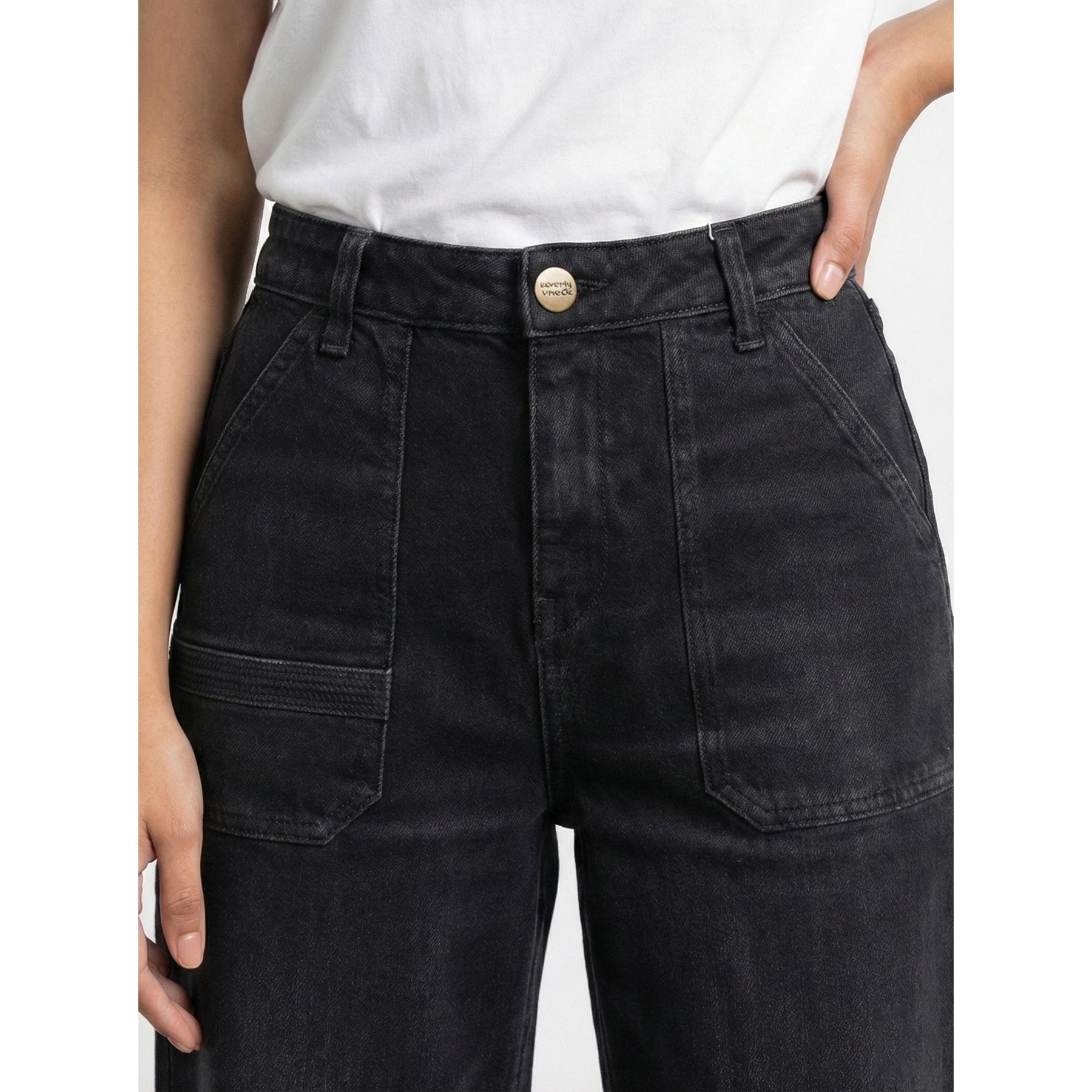 Black Wide Leg Jeans | Montivo Pakistan