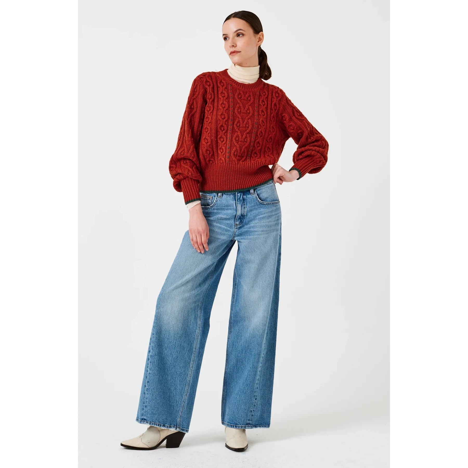 Light Mid Blue Baggy Vintage Jeans | Montivo Pakistan