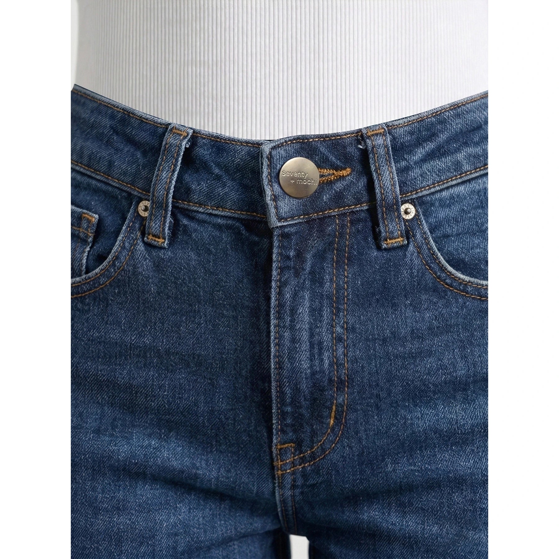 Blue Mini Boot-Cut Jeans | Montivo Pakistan