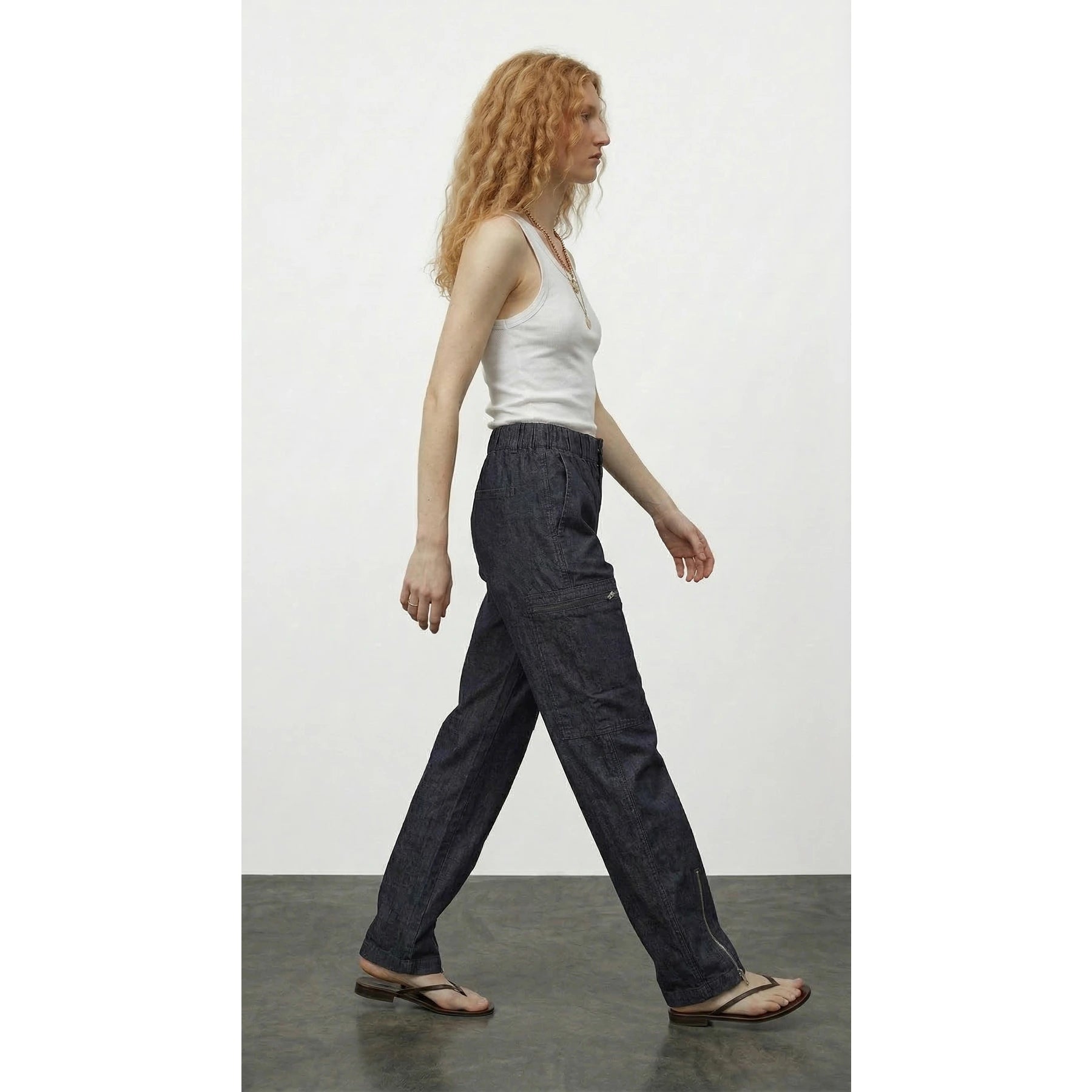 Rinse Blue Taper Denim Trousers | Montivo Pakistan