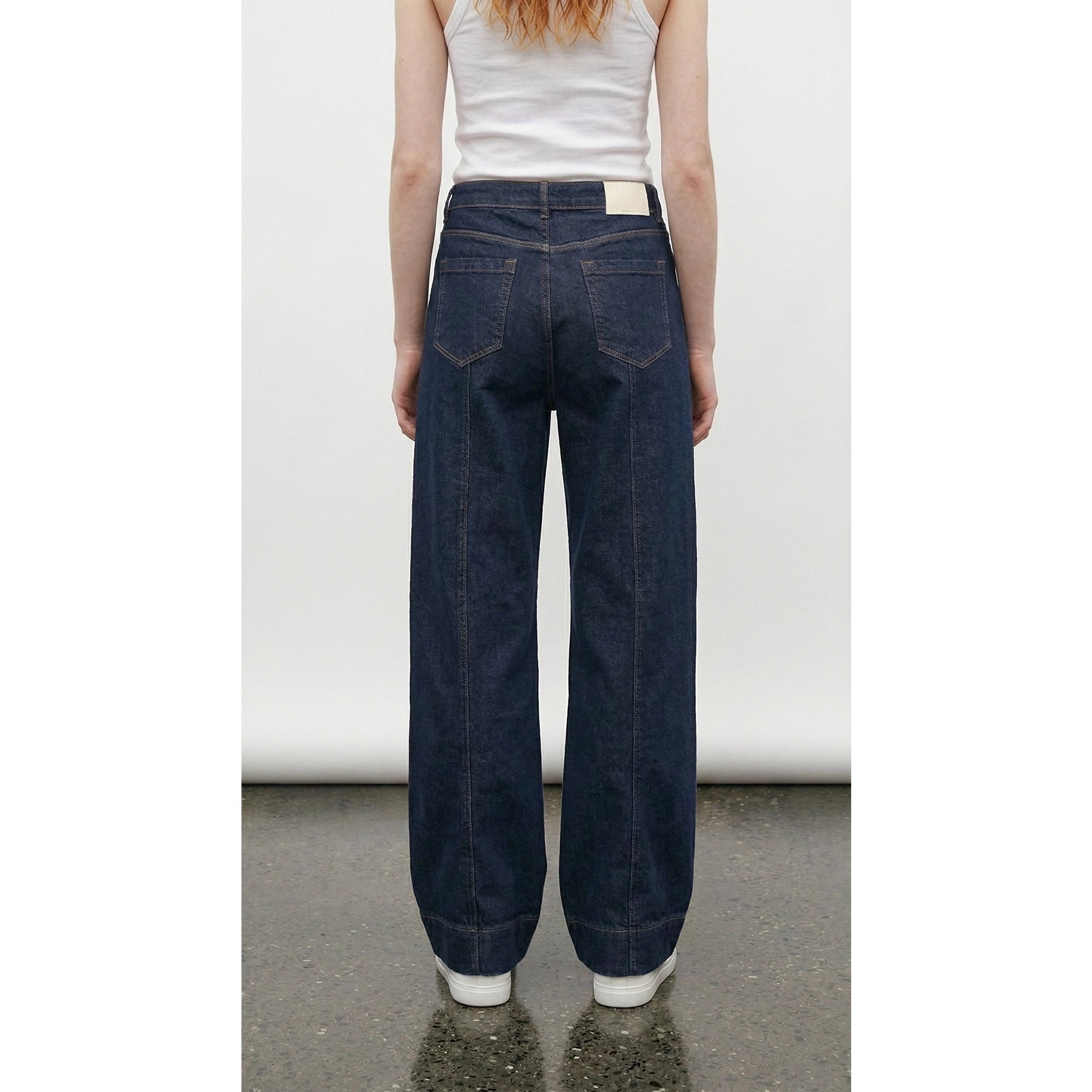 Dark Blue Straight Flared Jeans | Montivo Pakistan