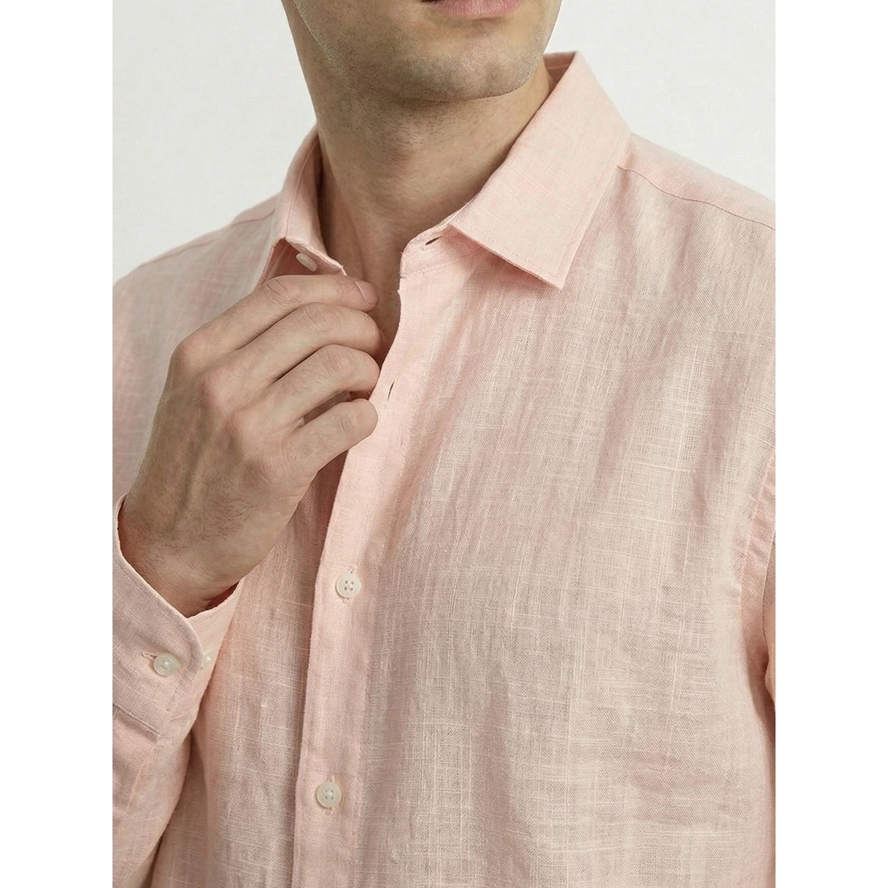 Pink Irish Linen Oversized Shirt | Montivo Pakistan