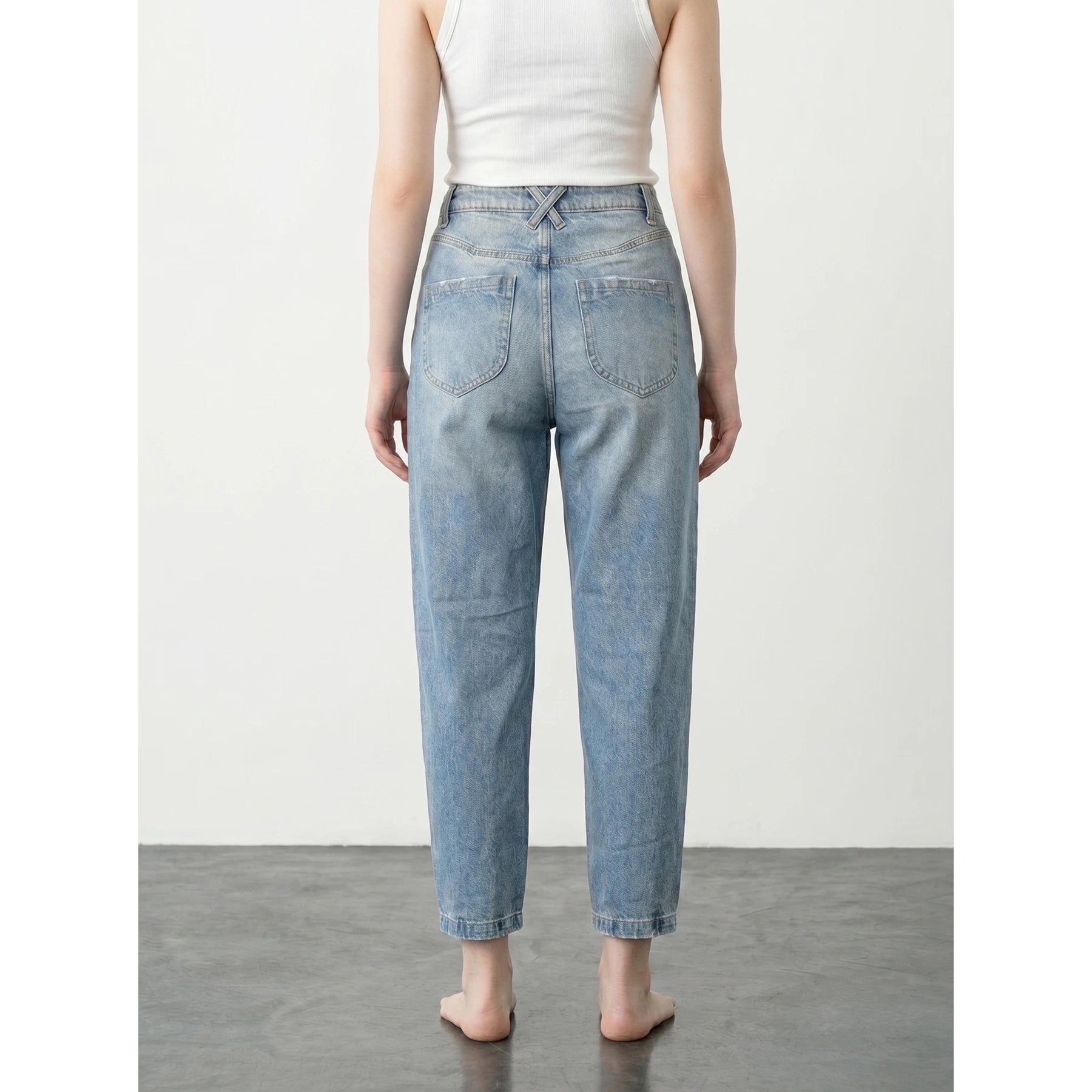 Light Blue Barrel Jeans | Montivo Pakistan