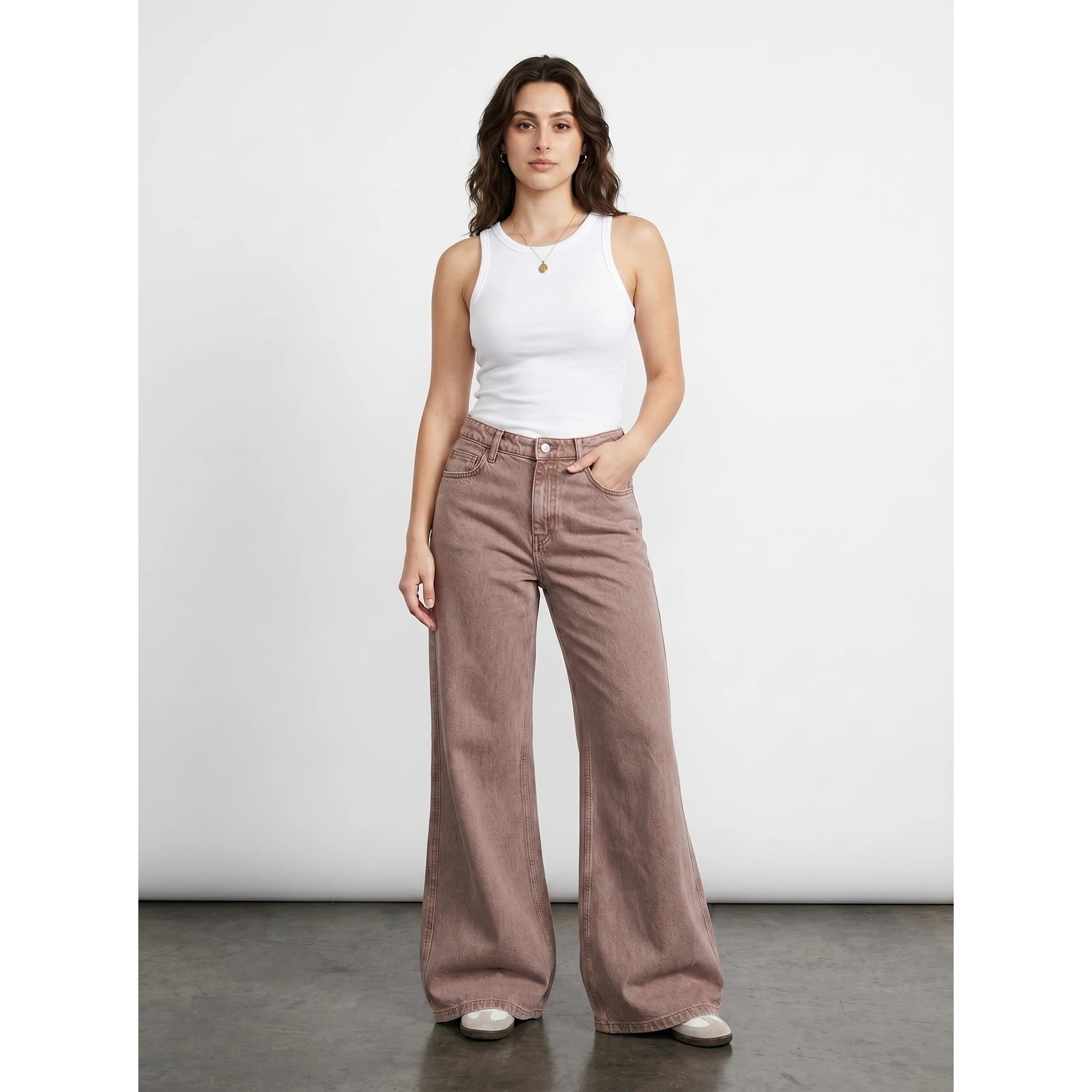 Rose Wide Leg Jeans | Montivo Pakistan