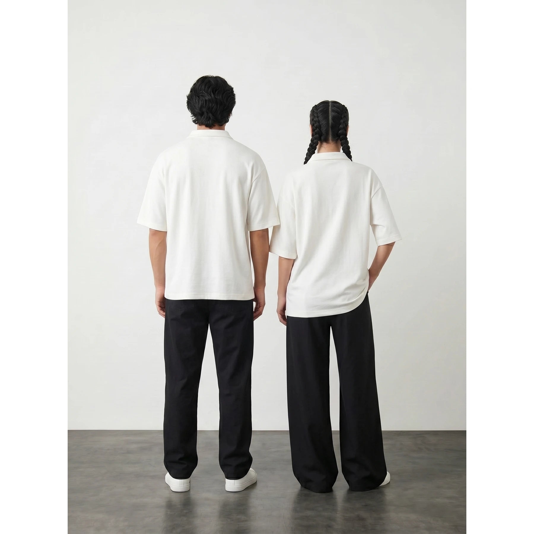 Off-White Oversized Zipper Polo | Montivo Pakistan