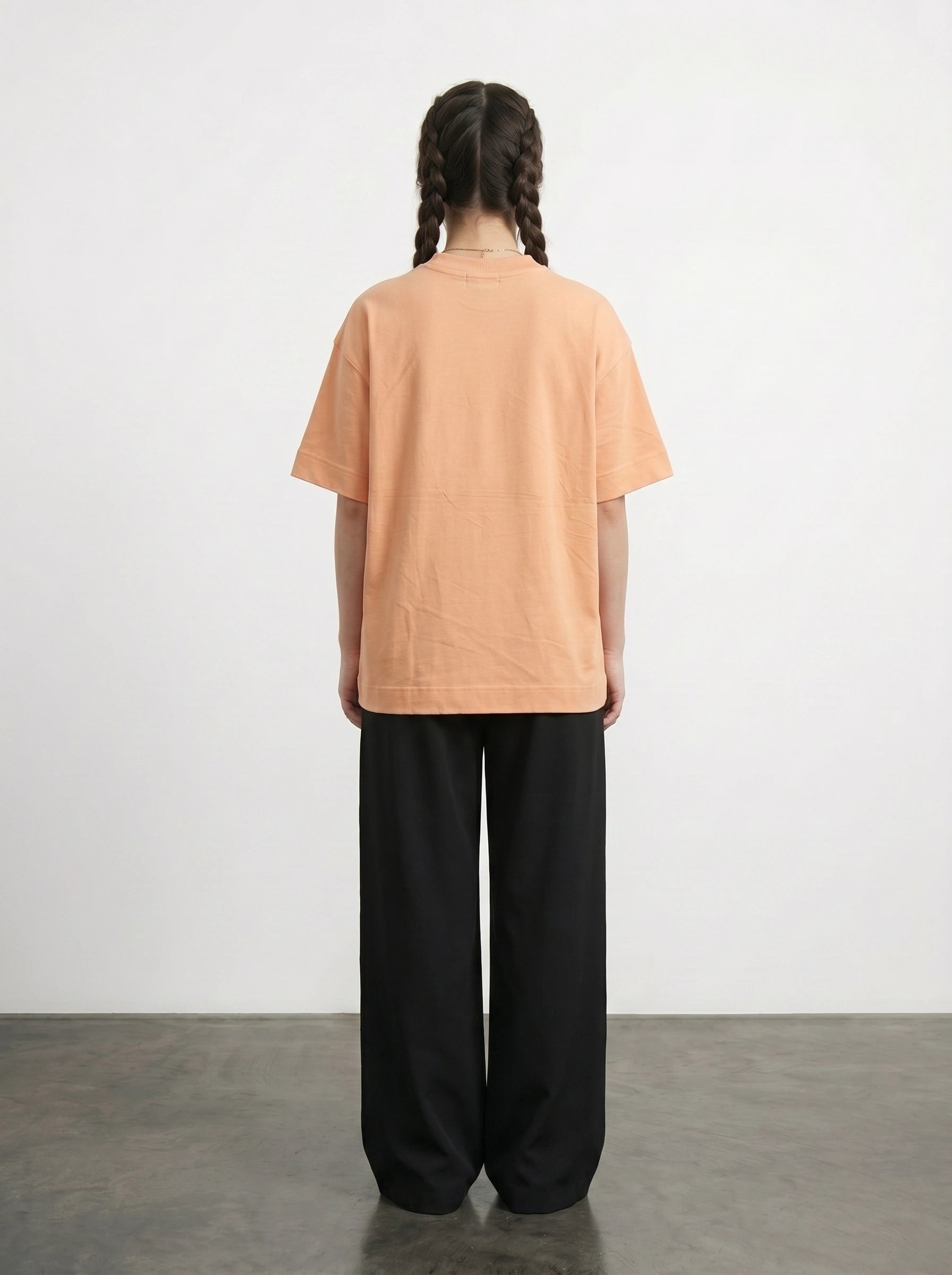 Peach Porto Oversized Graphic Printed Tshirt | Montivo Pakistan