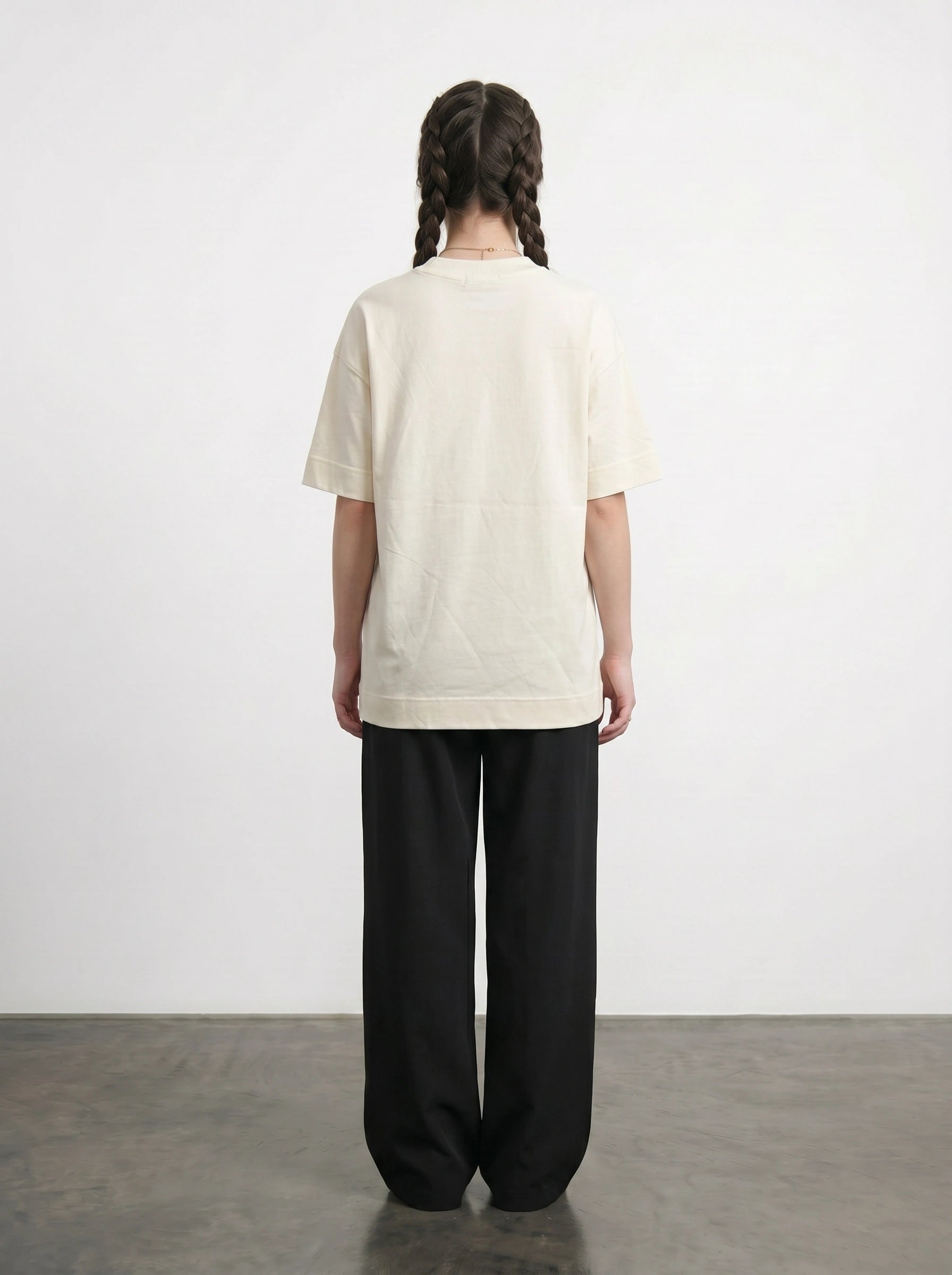 Ecru Ibiza Oversized Graphic Printed Tshirt | Montivo Pakistan