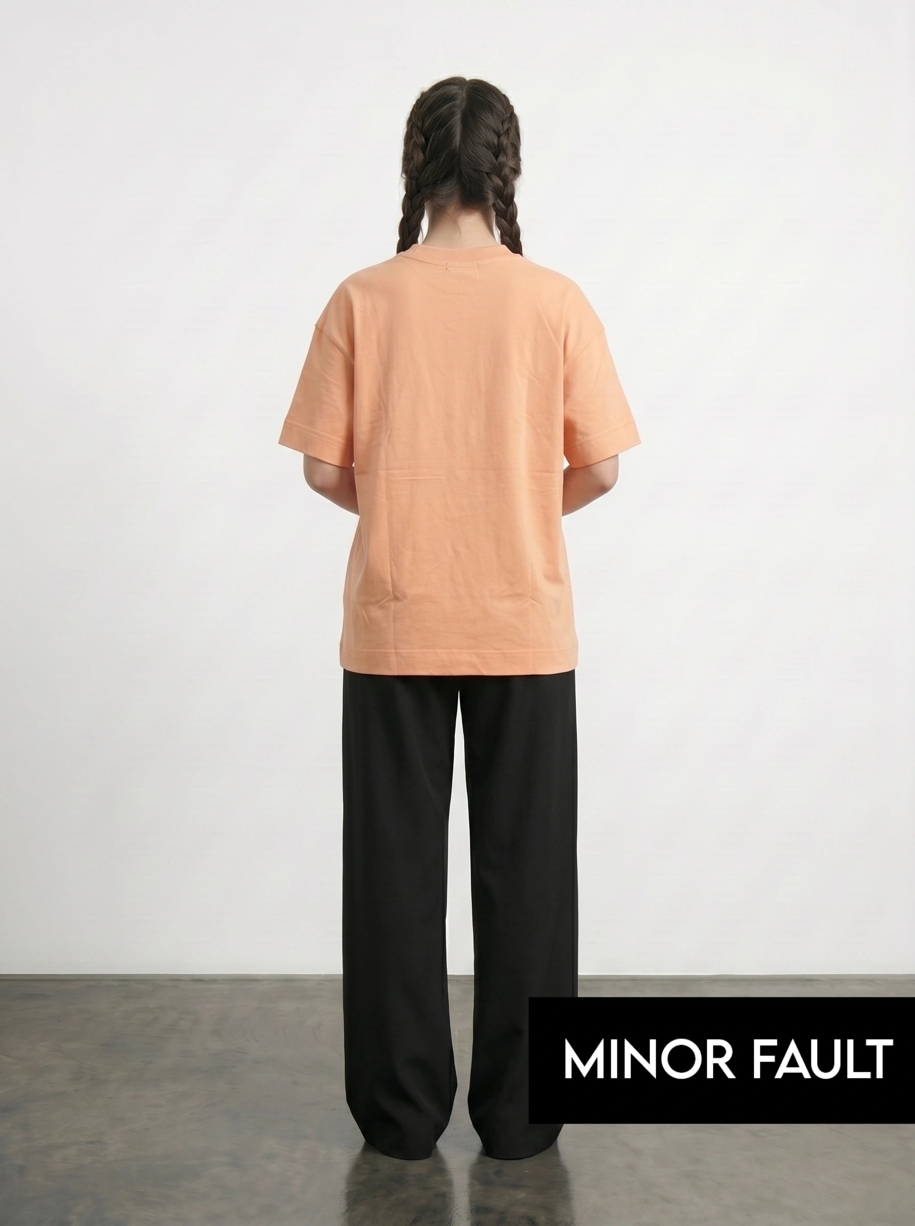(Minor Fault) Peach Paradiso Oversized Graphic Printed Tshirt