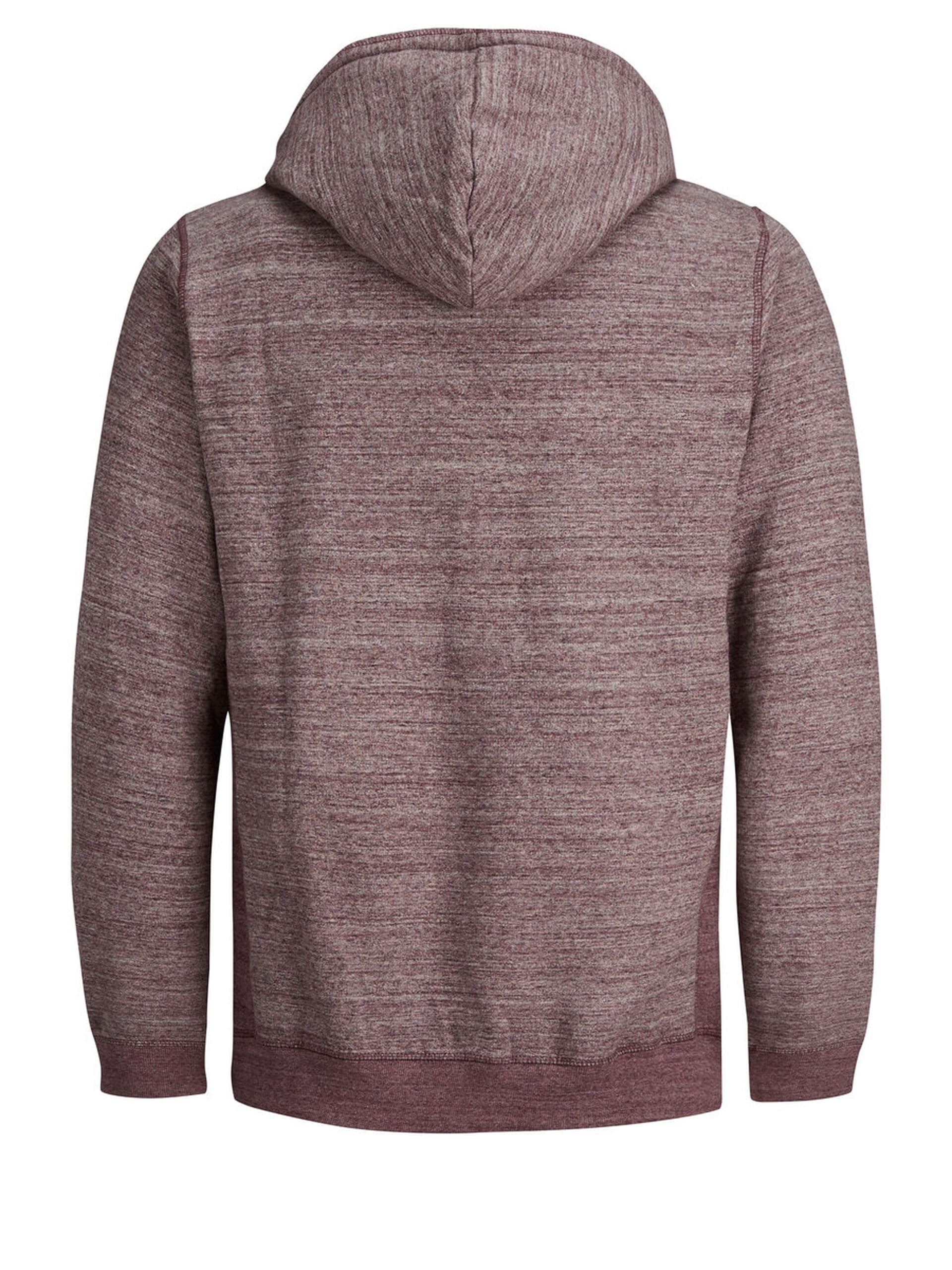 Jack & Jones Red Melange Hoodie | Montivo Pakistan