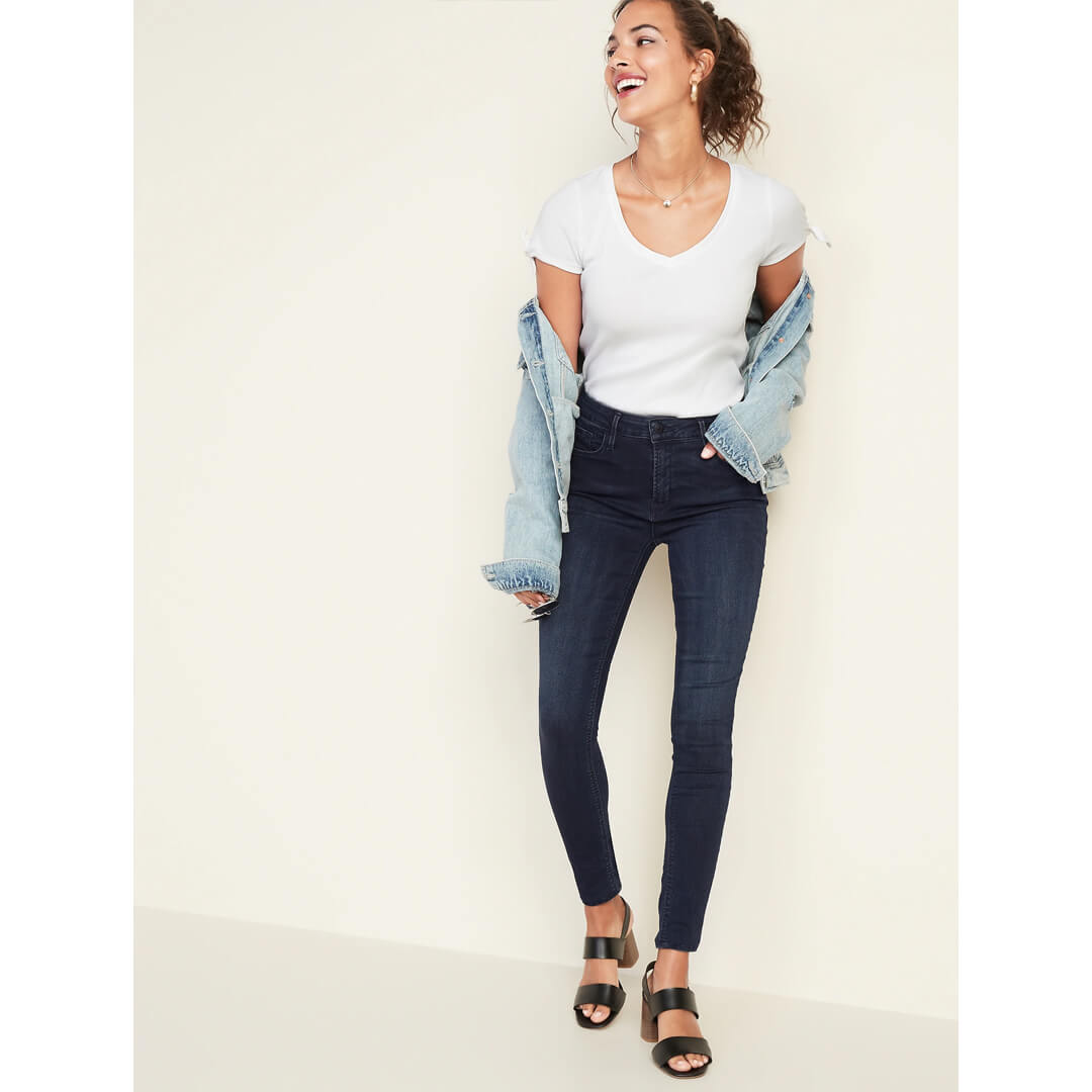 Old Navy Mid Rise Dark Wash Jeans | Montivo Pakistan
