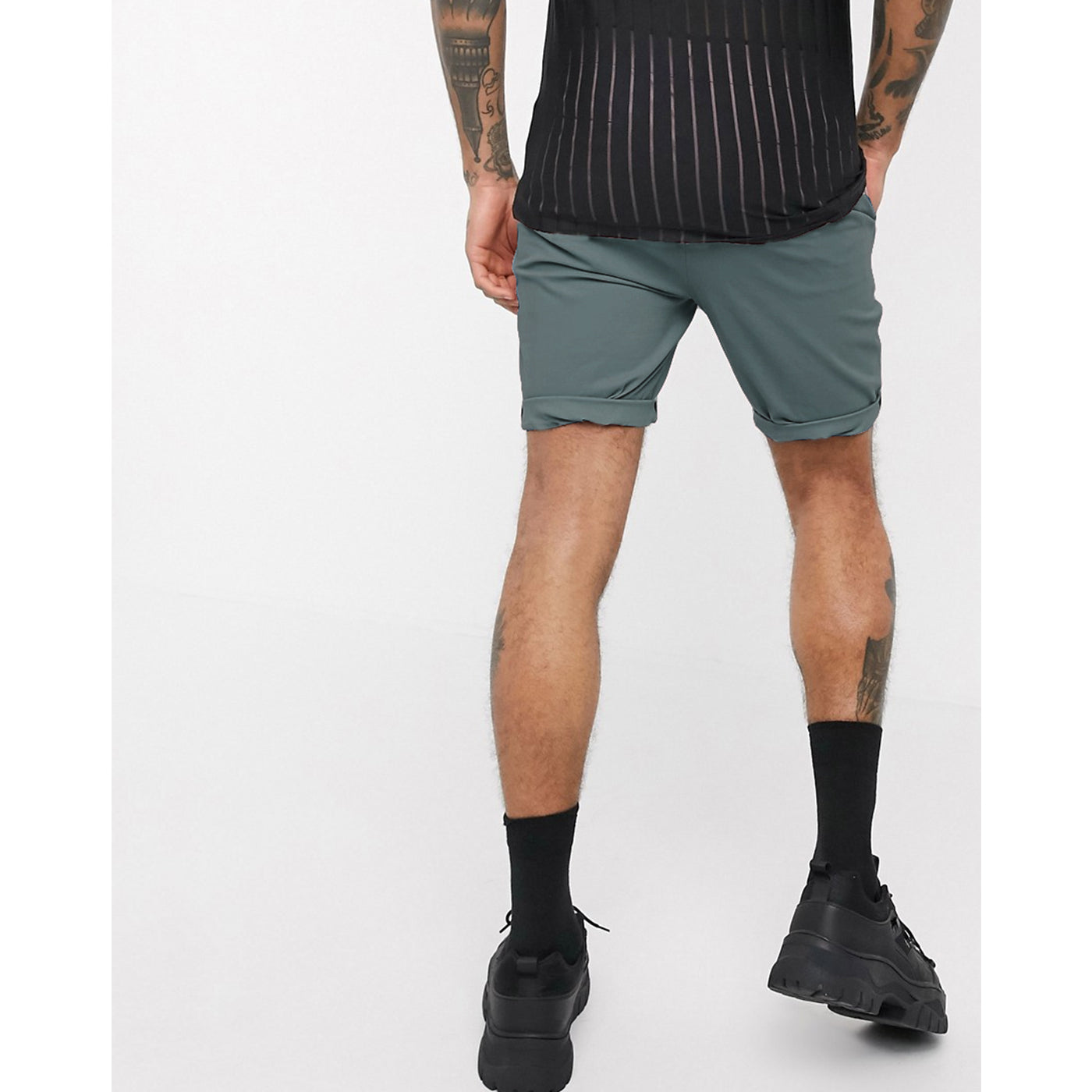Smog Petrol Chino Shorts | Montivo Pakistan