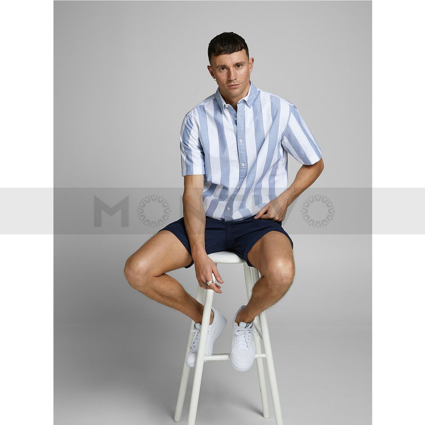 Jack & Jones Navy Chino Shorts | Montivo Pakistan