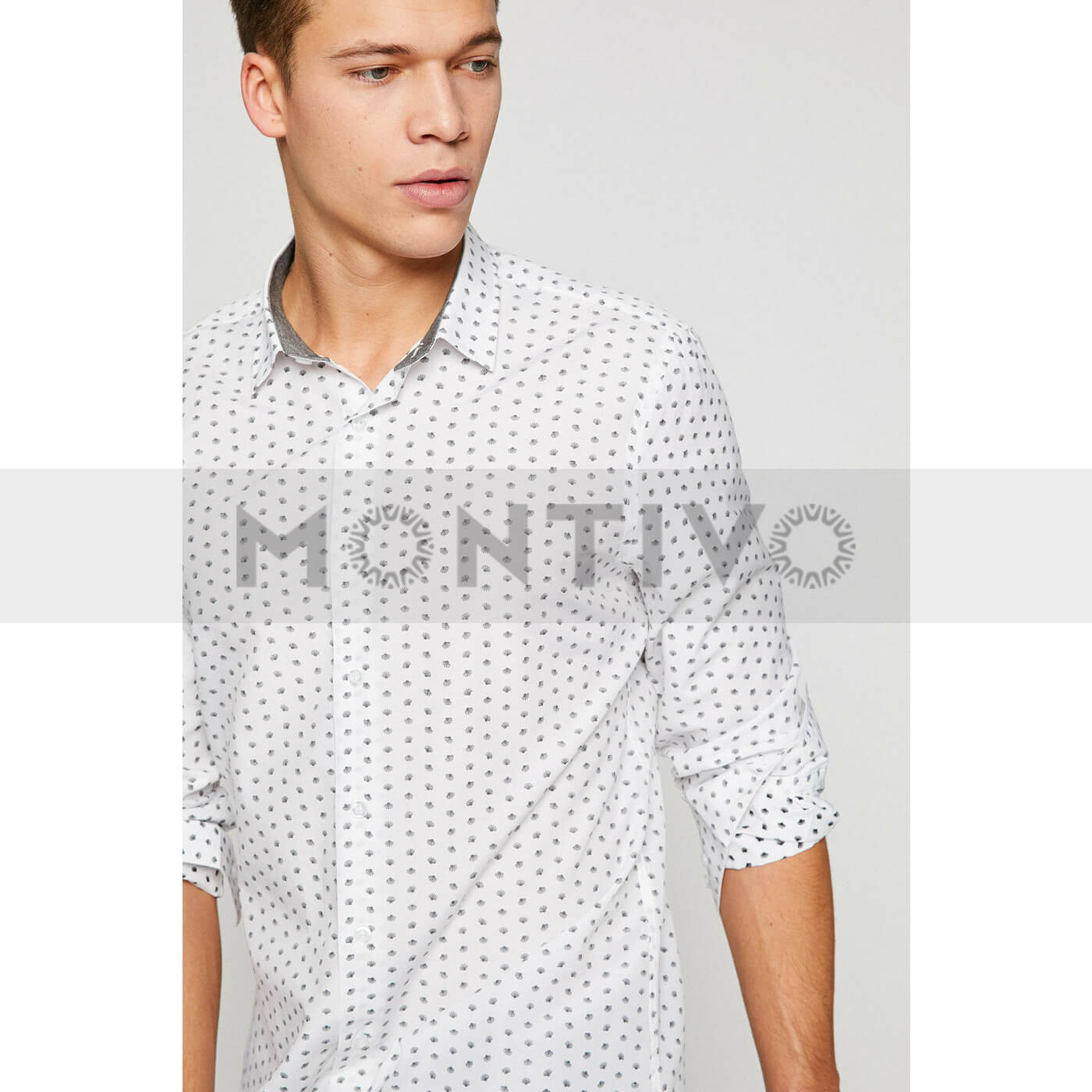 Koton White Printed Shirt | Montivo Pakistan