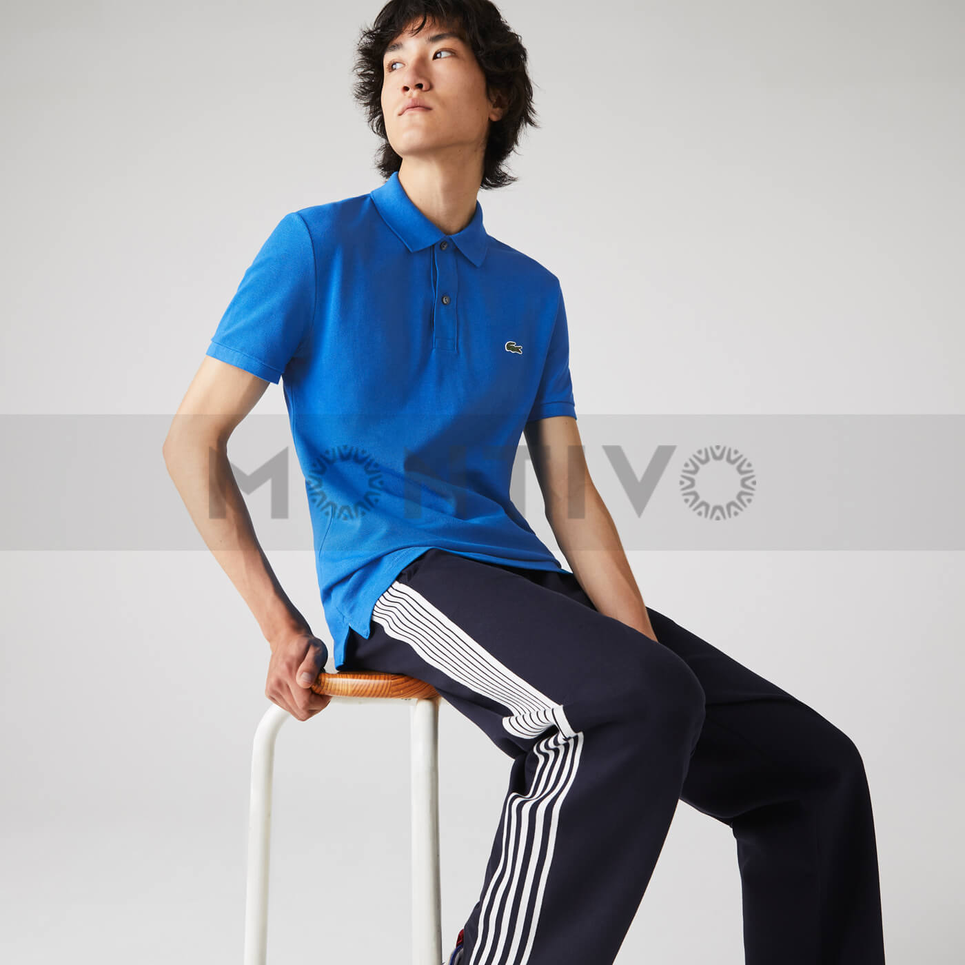 Lcste Mid Blue Classic Fit Polo | Montivo Pakistan