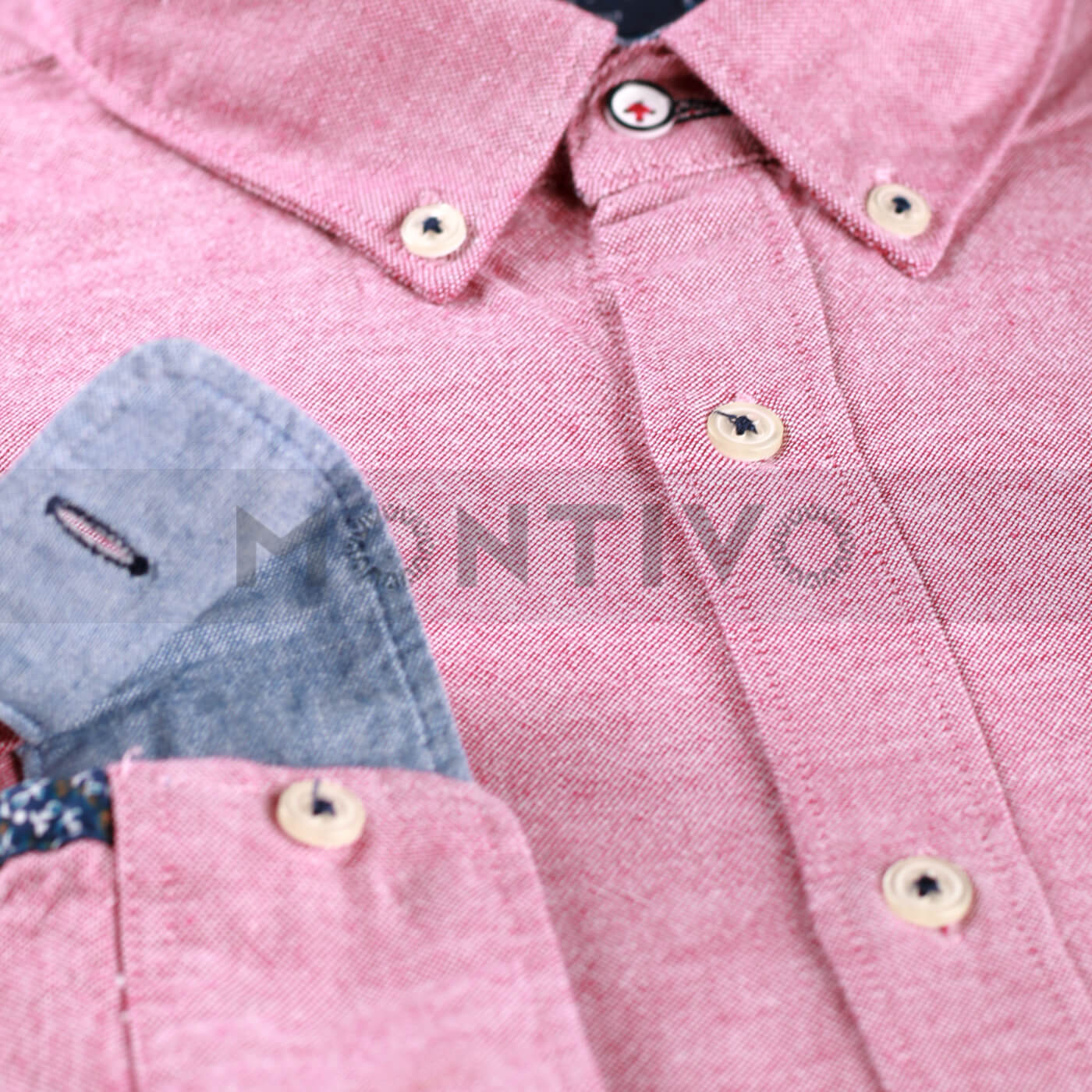 Zara Pink Textured Slim Fit Shirt | Montivo Pakistan