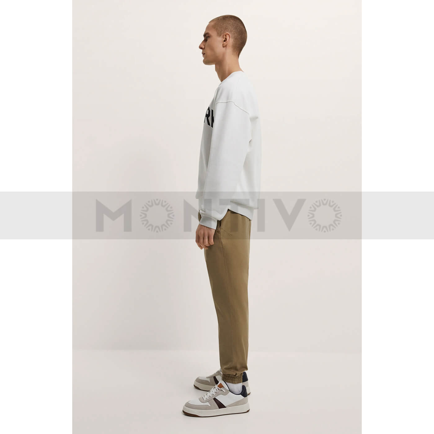 ZM Khaki Slim Fit Jogger Pants | Montivo Pakistan