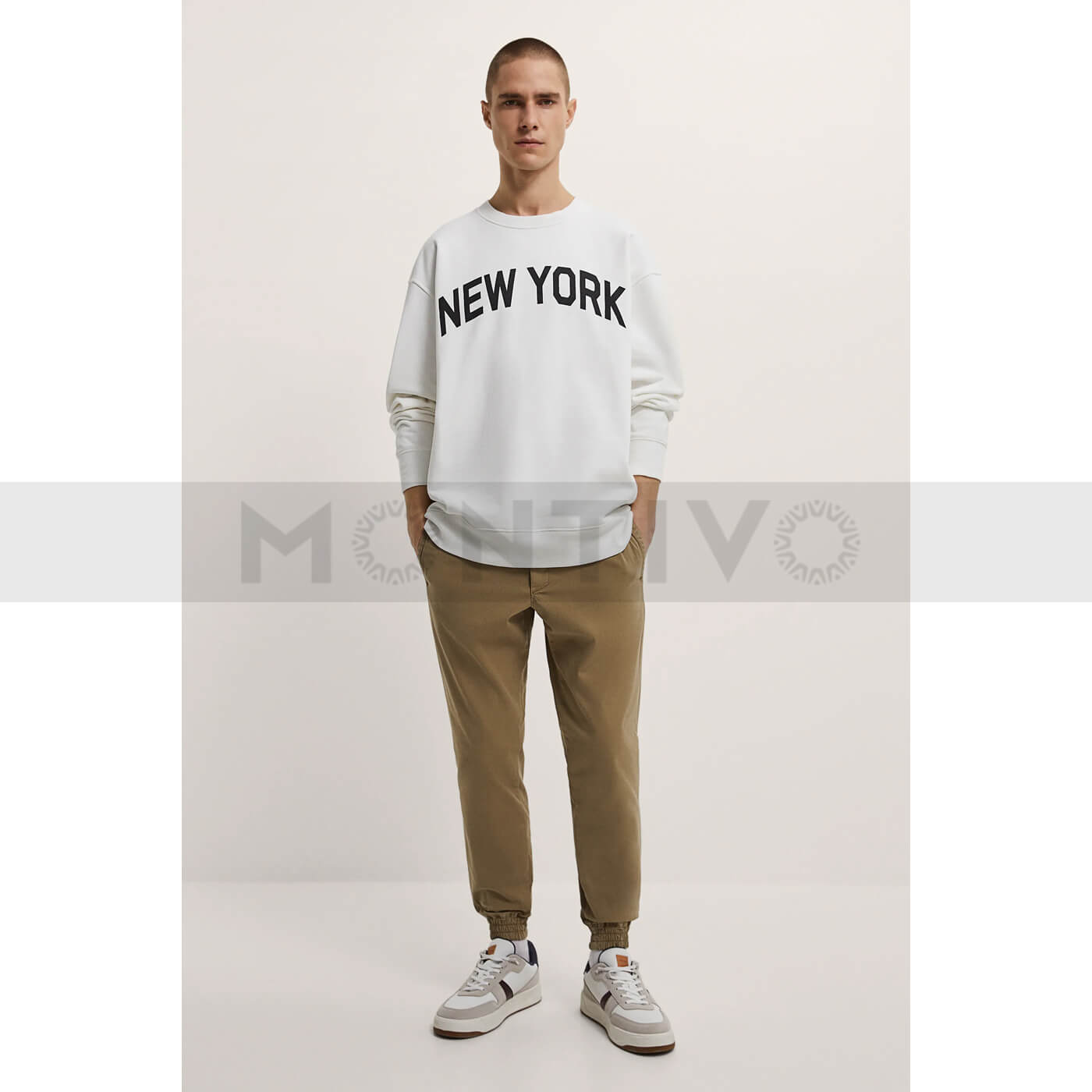 ZM Khaki Slim Fit Jogger Pants | Montivo Pakistan