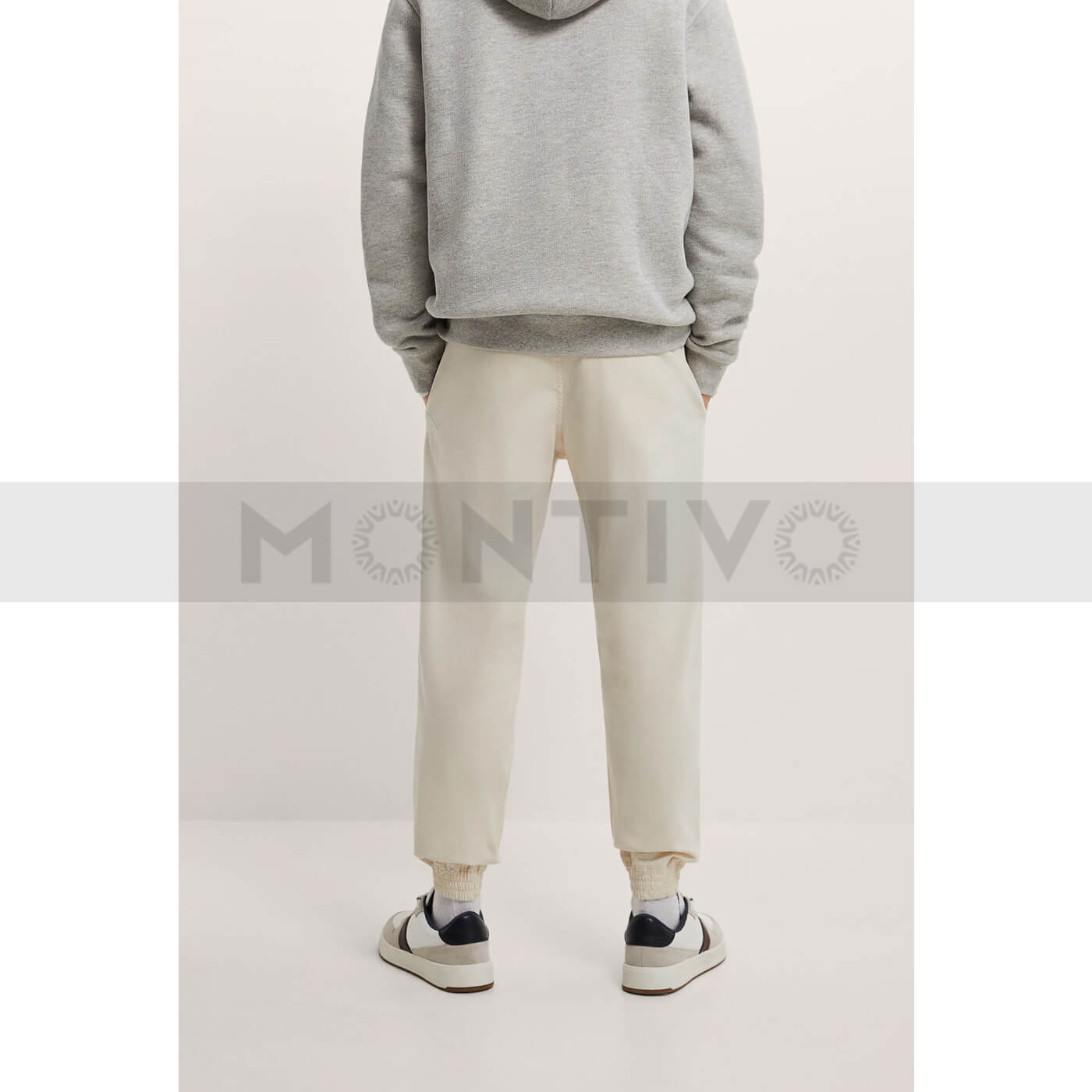 ZM Light Beige Slim Fit Jogger Pants | Montivo Pakistan