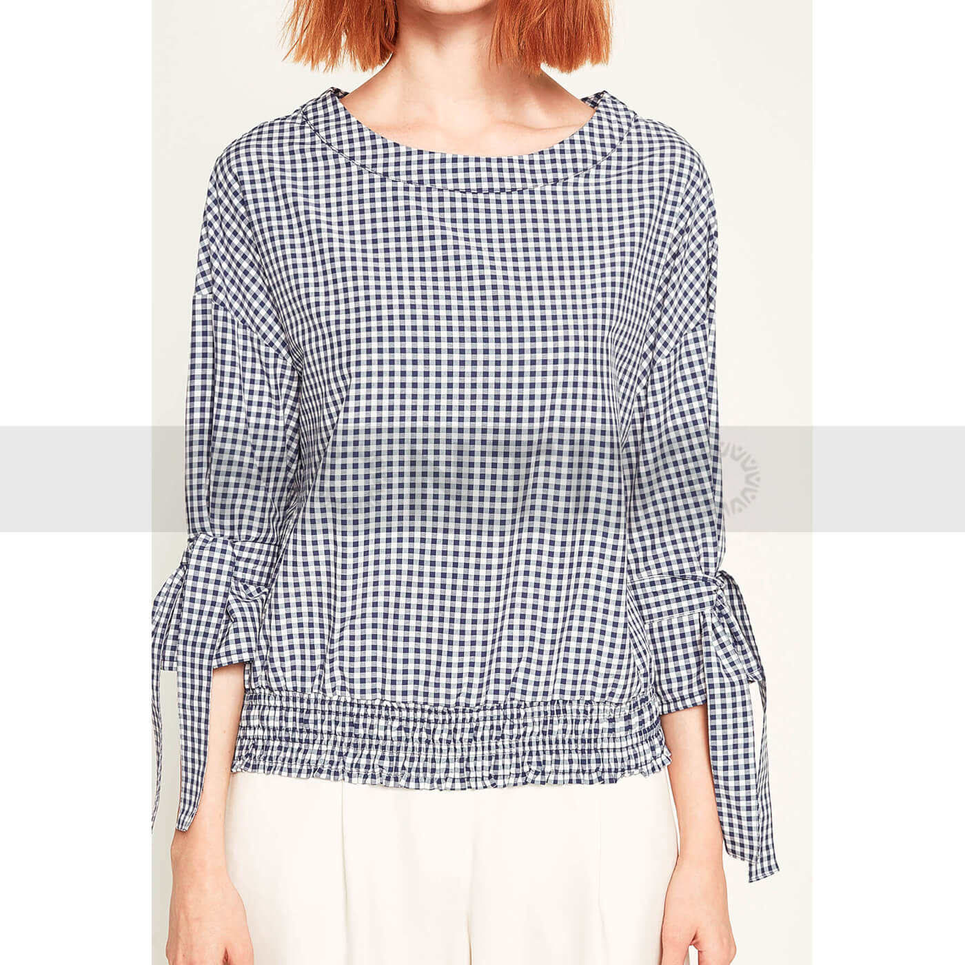 Blue Check Top | Montivo Pakistan