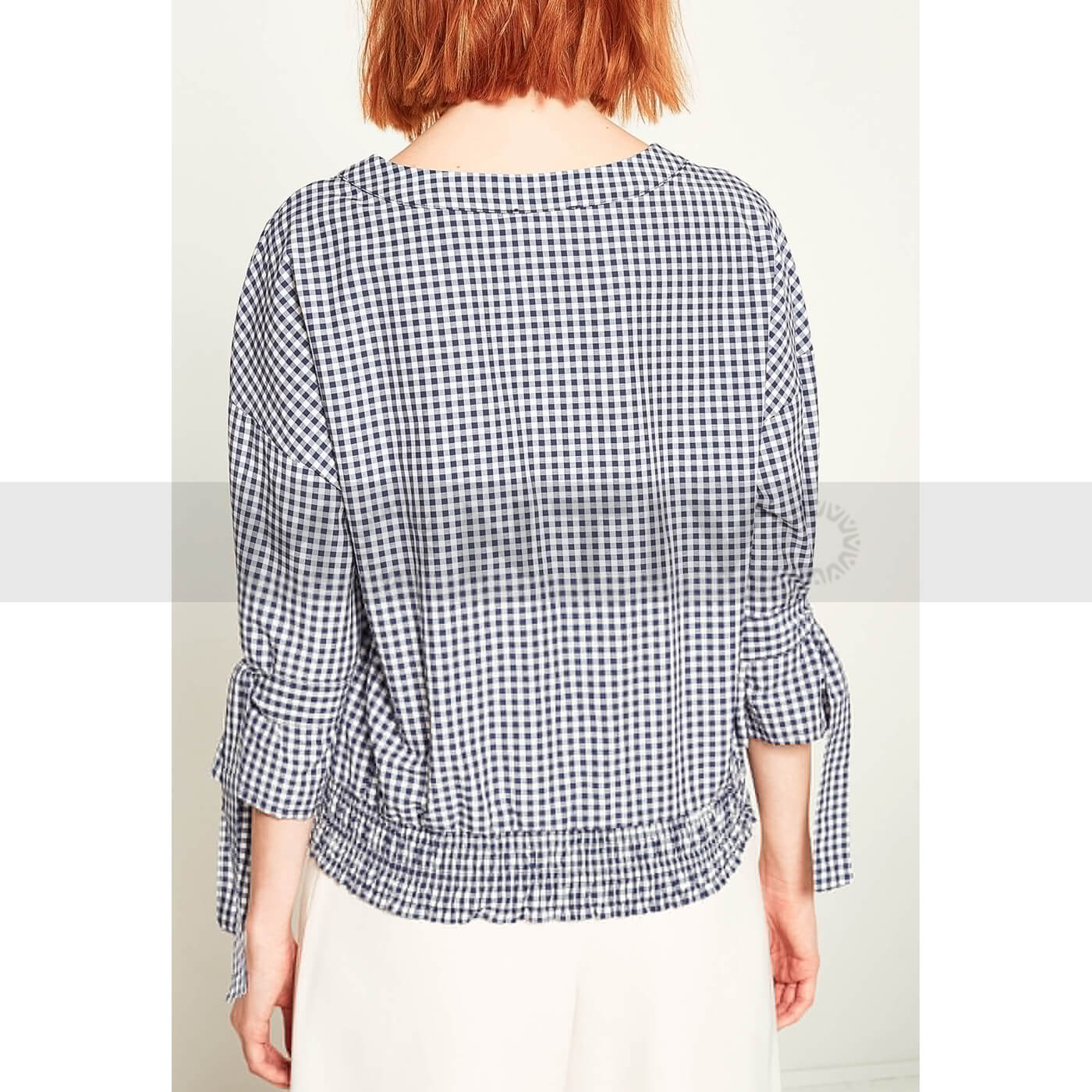 Blue Check Top | Montivo Pakistan