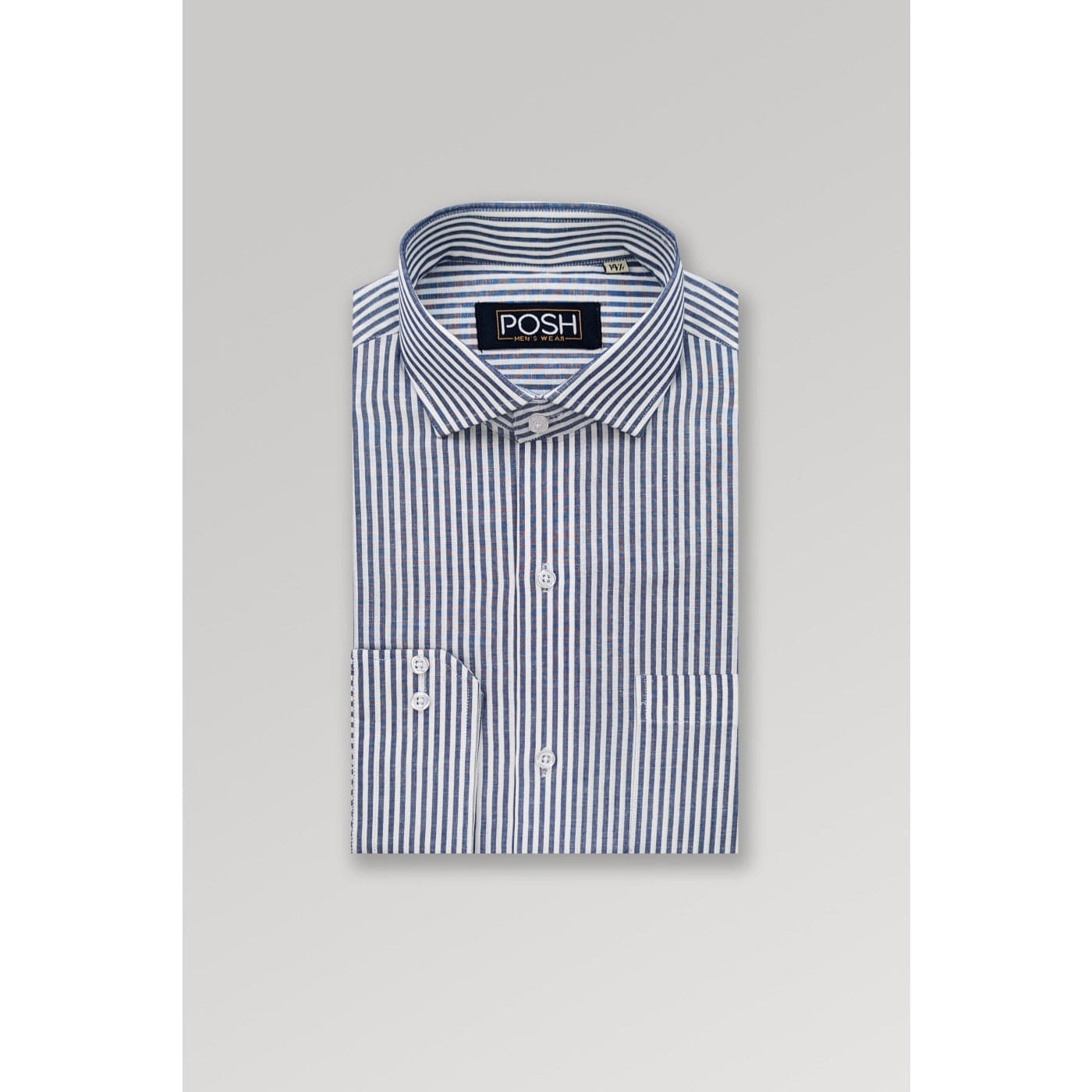 Textured Lining Slim Fit Shirt | Montivo Pakistan