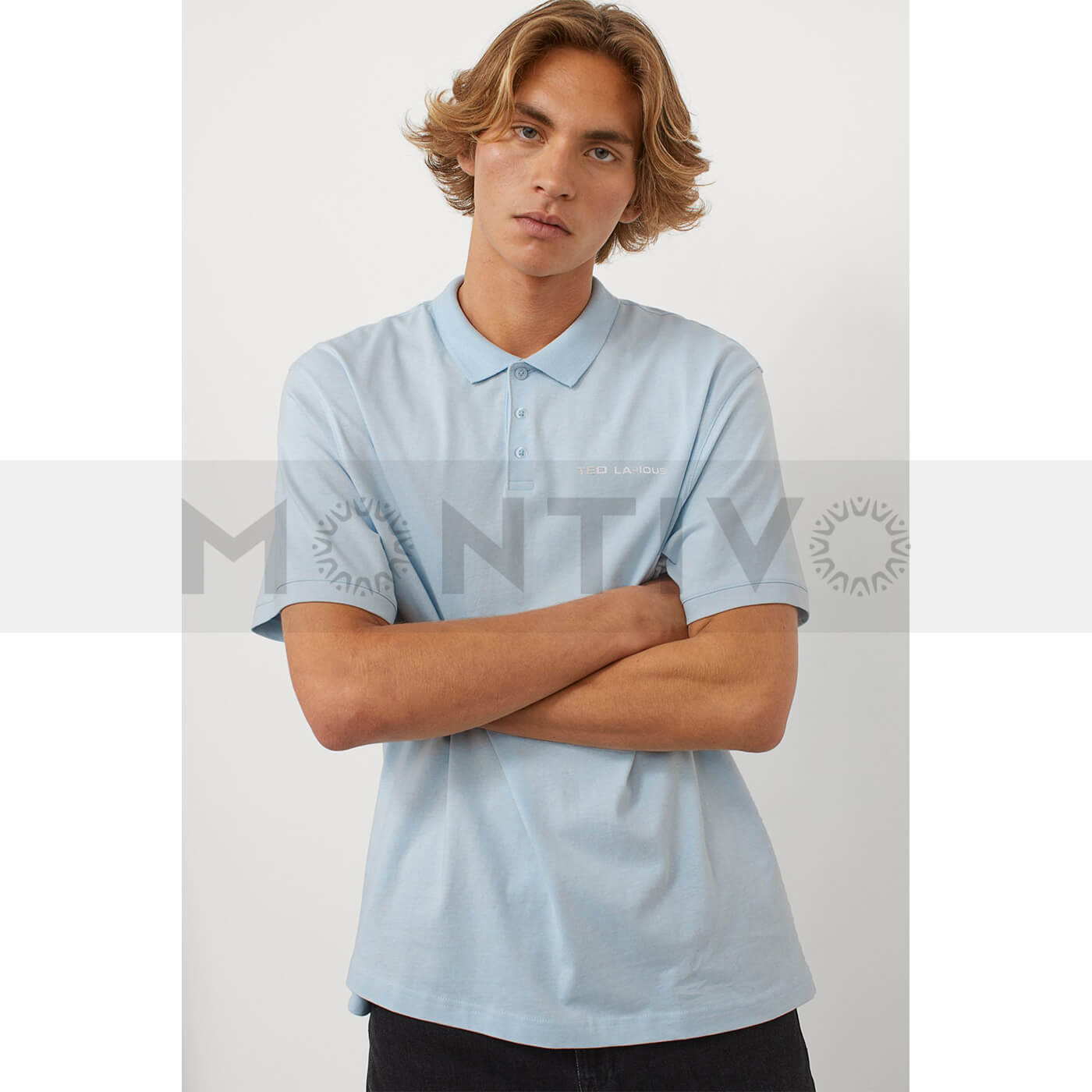 Ted Lapidus Light Blue Slim Fit Polo | Montivo Pakistan