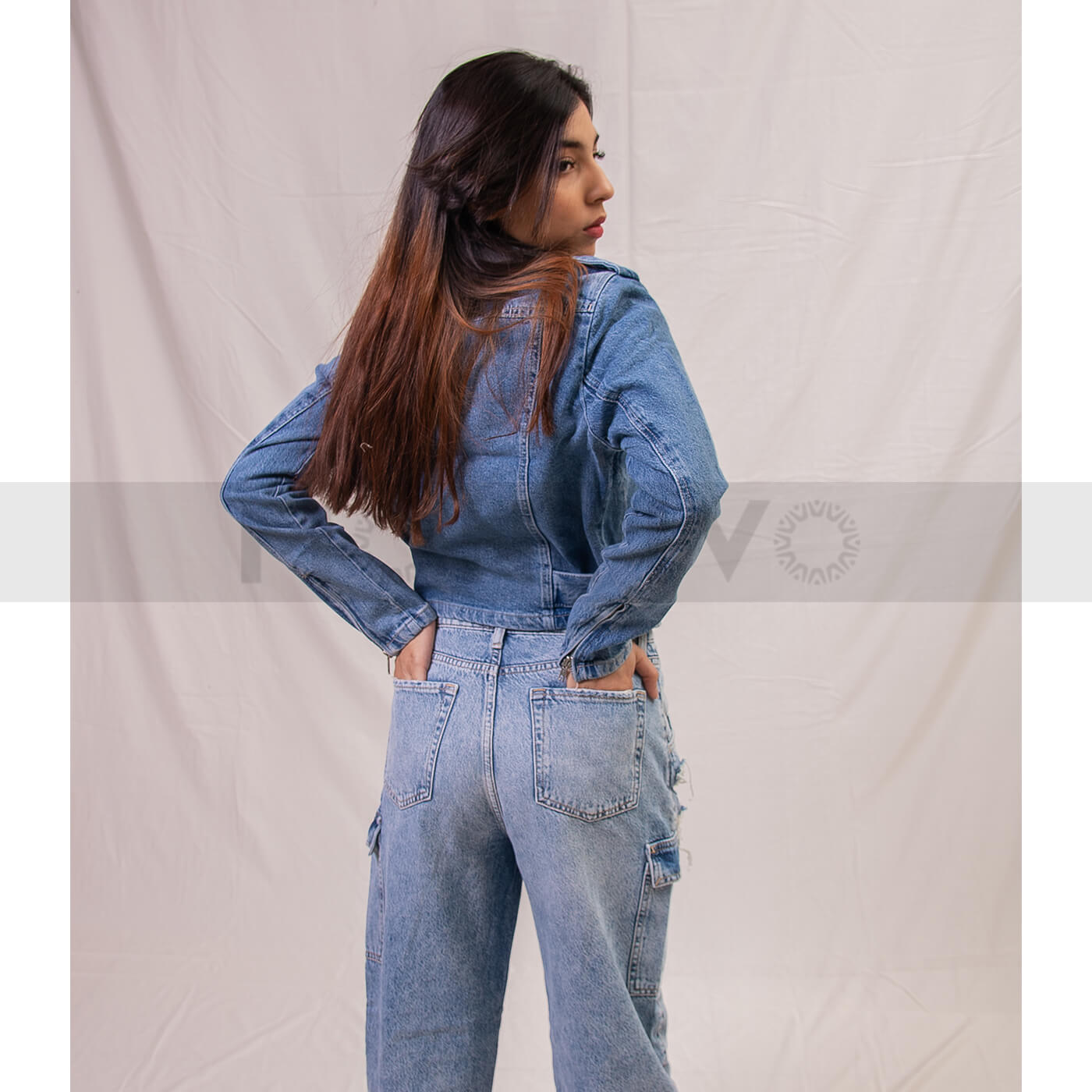 Reserved Biker Denim Jacket | Montivo Pakistan