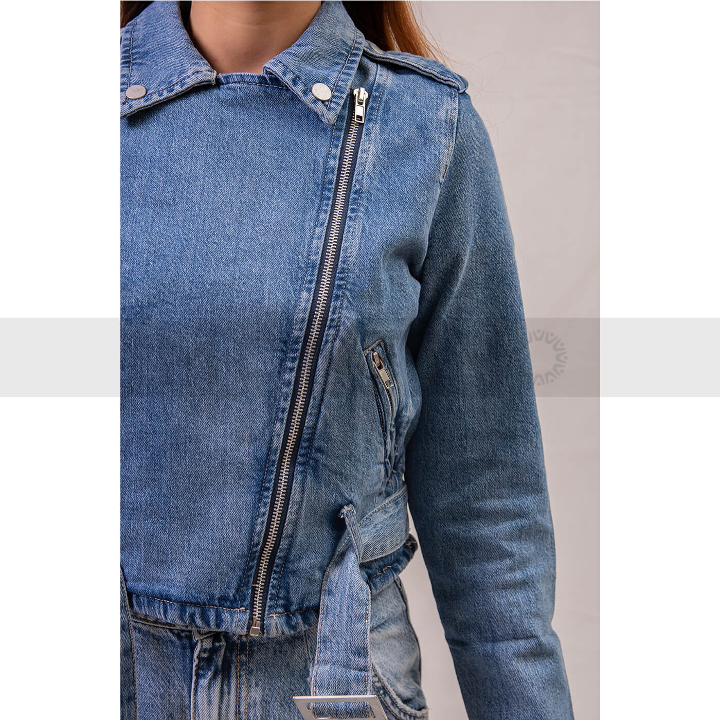 Reserved Biker Denim Jacket | Montivo Pakistan