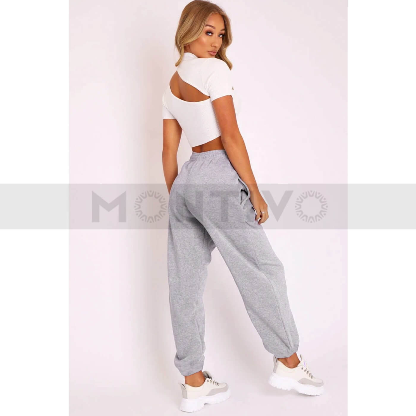 RB Oversized Grey Trousers | Montivo Pakistan