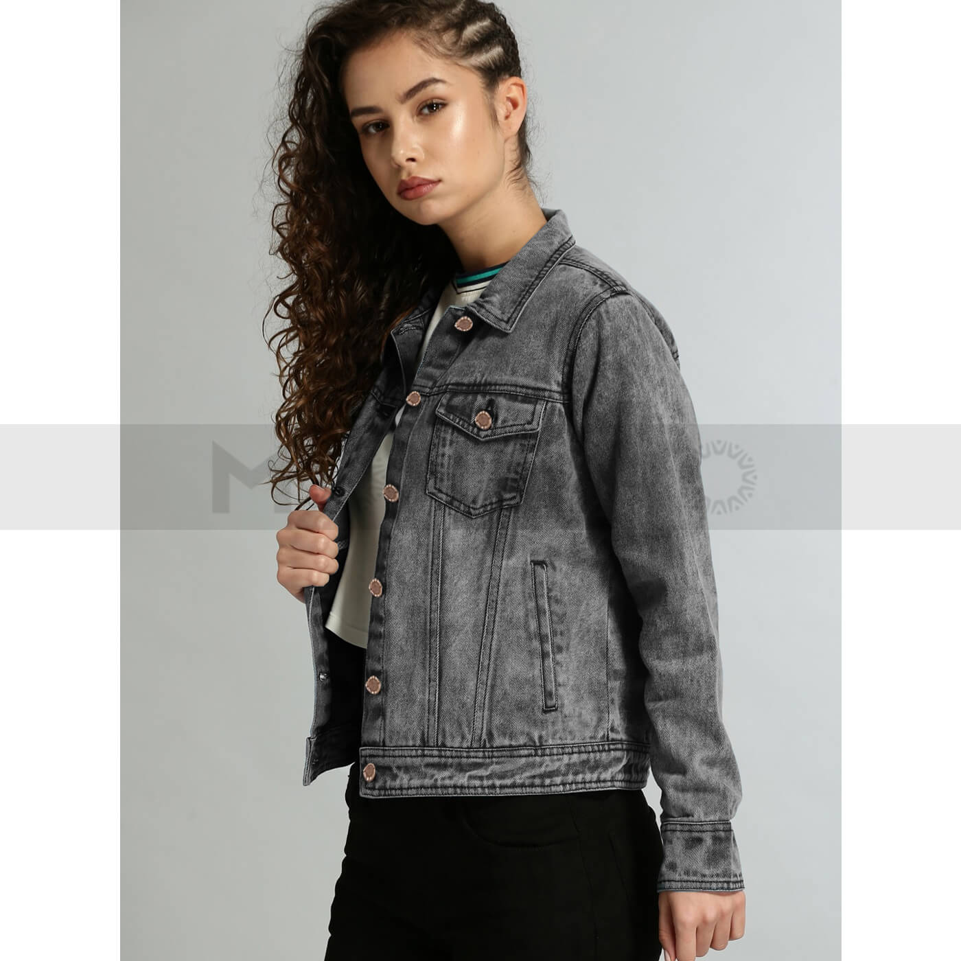 RVW Grey Denim Jacket | Montivo Pakistan