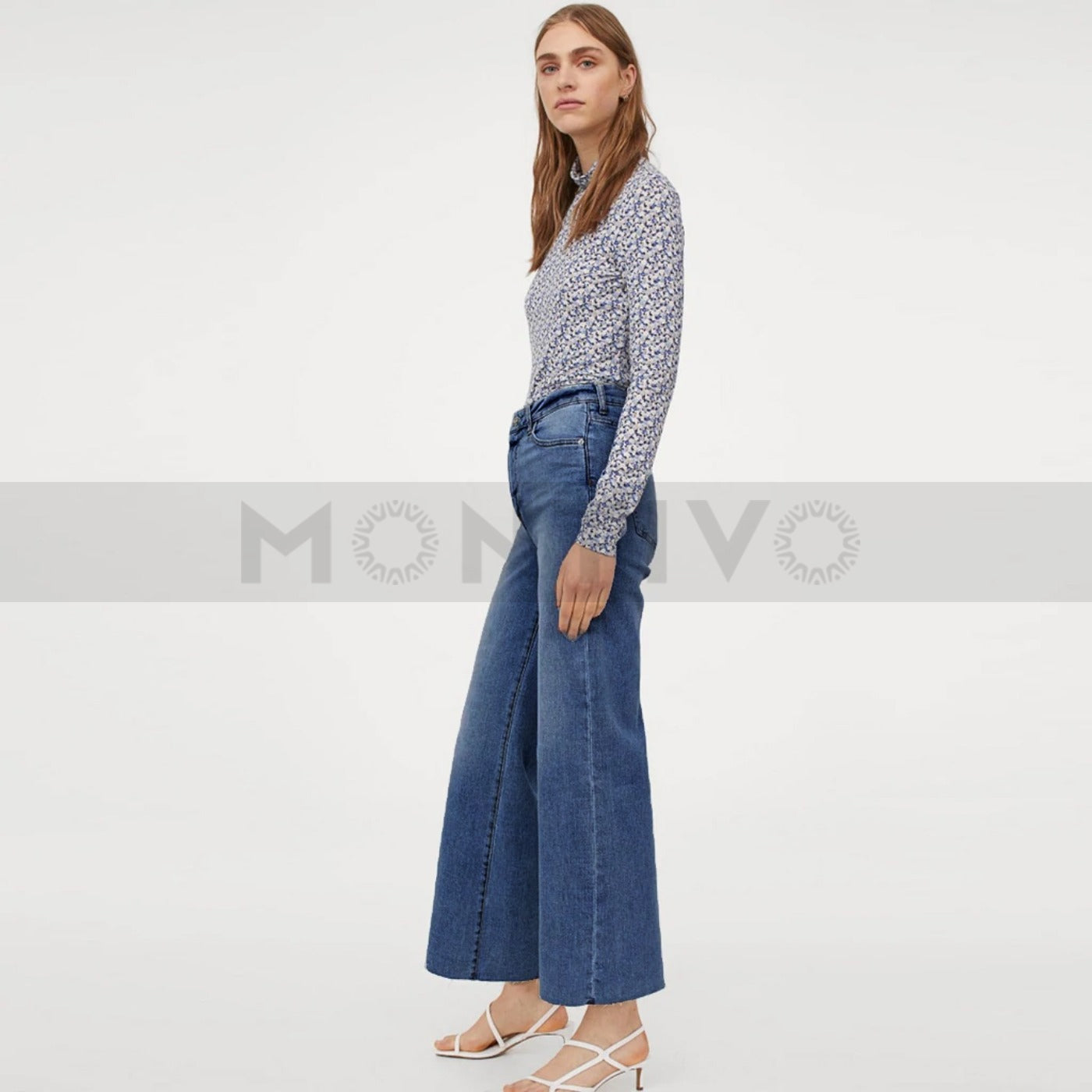 HM High Waist Wide Leg Jeans | Montivo Pakistan