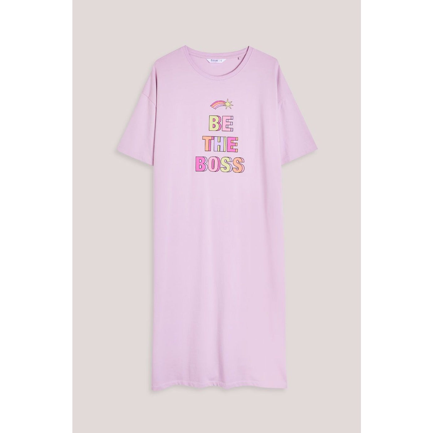 Lilac Printed Midi Dress | Montivo Pakistan