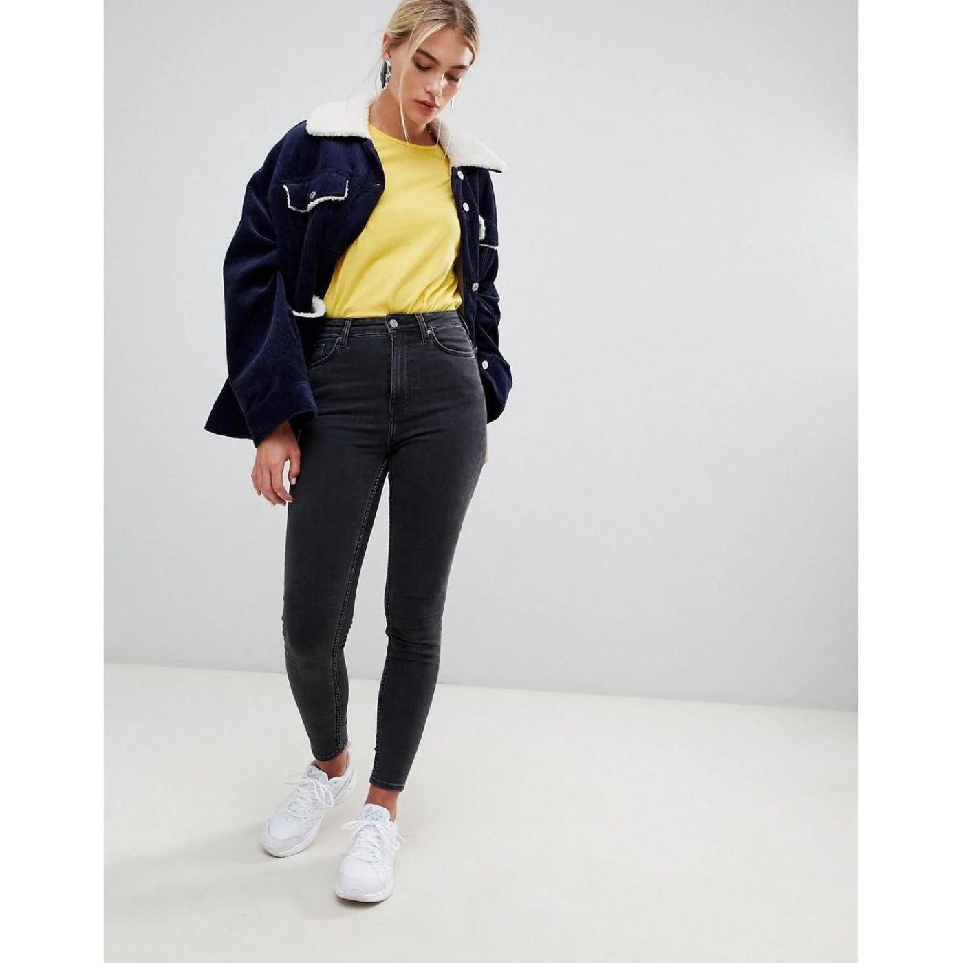 WD Extra High Skinny Charcoal Jeans | Montivo Pakistan