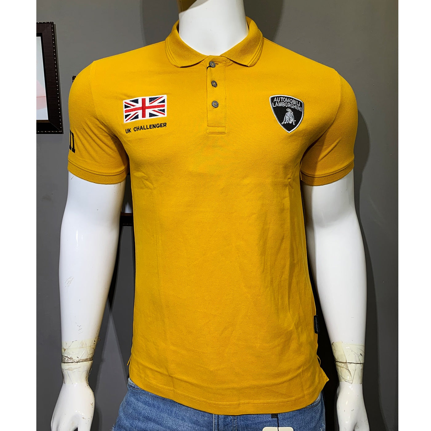 Lambo Uk Challenger Mustard Polo | Montivo Pakistan