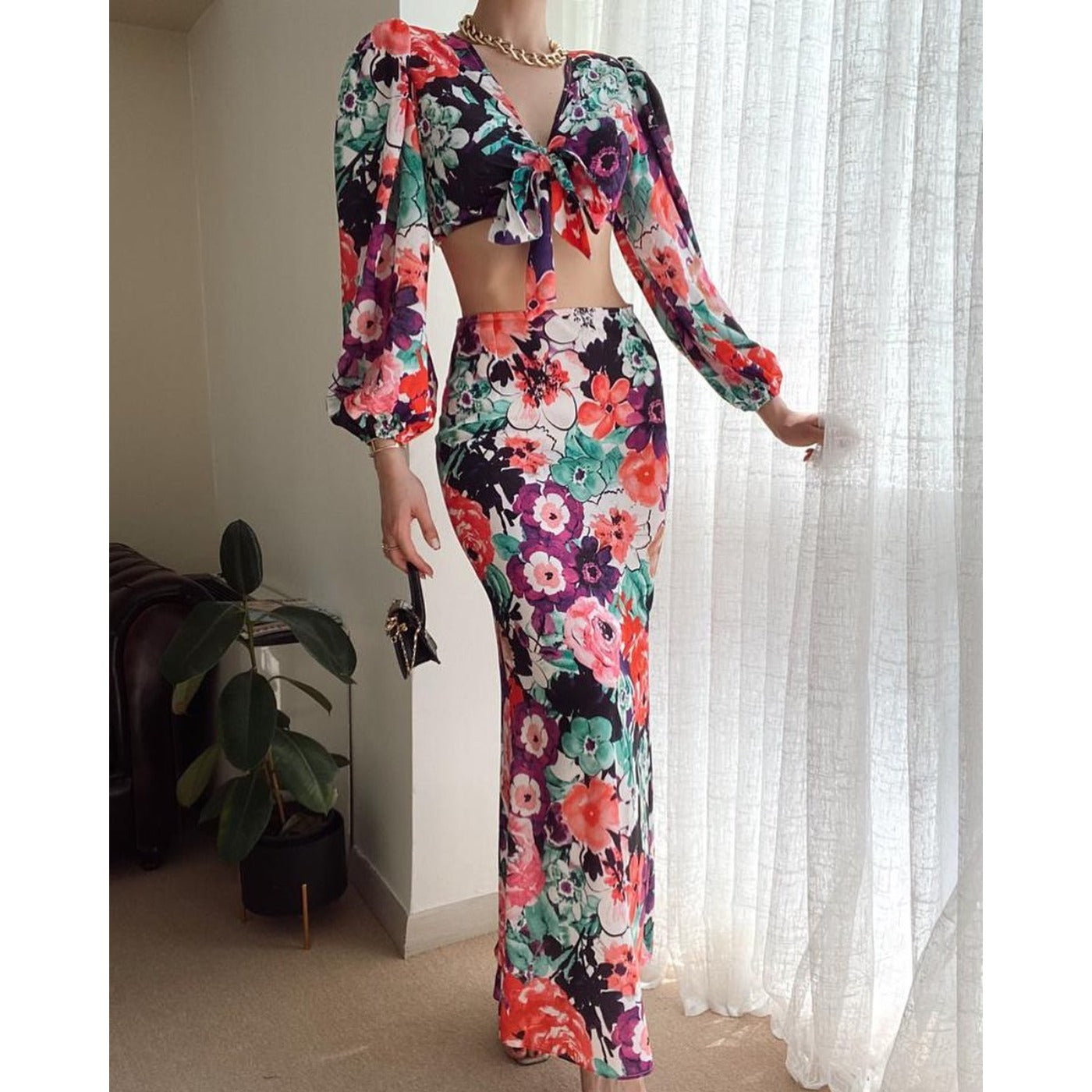 Floral Digital Printed Co-Ord Set | Montivo Pakistan