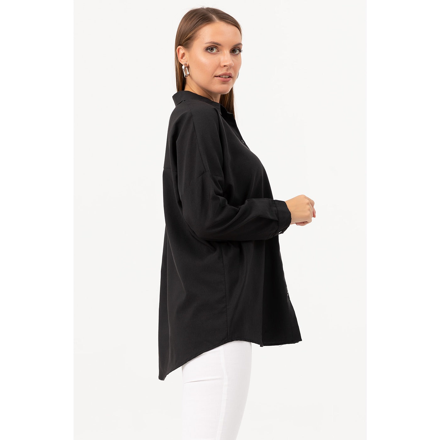 Black Oversized Shirt | Montivo Pakistan