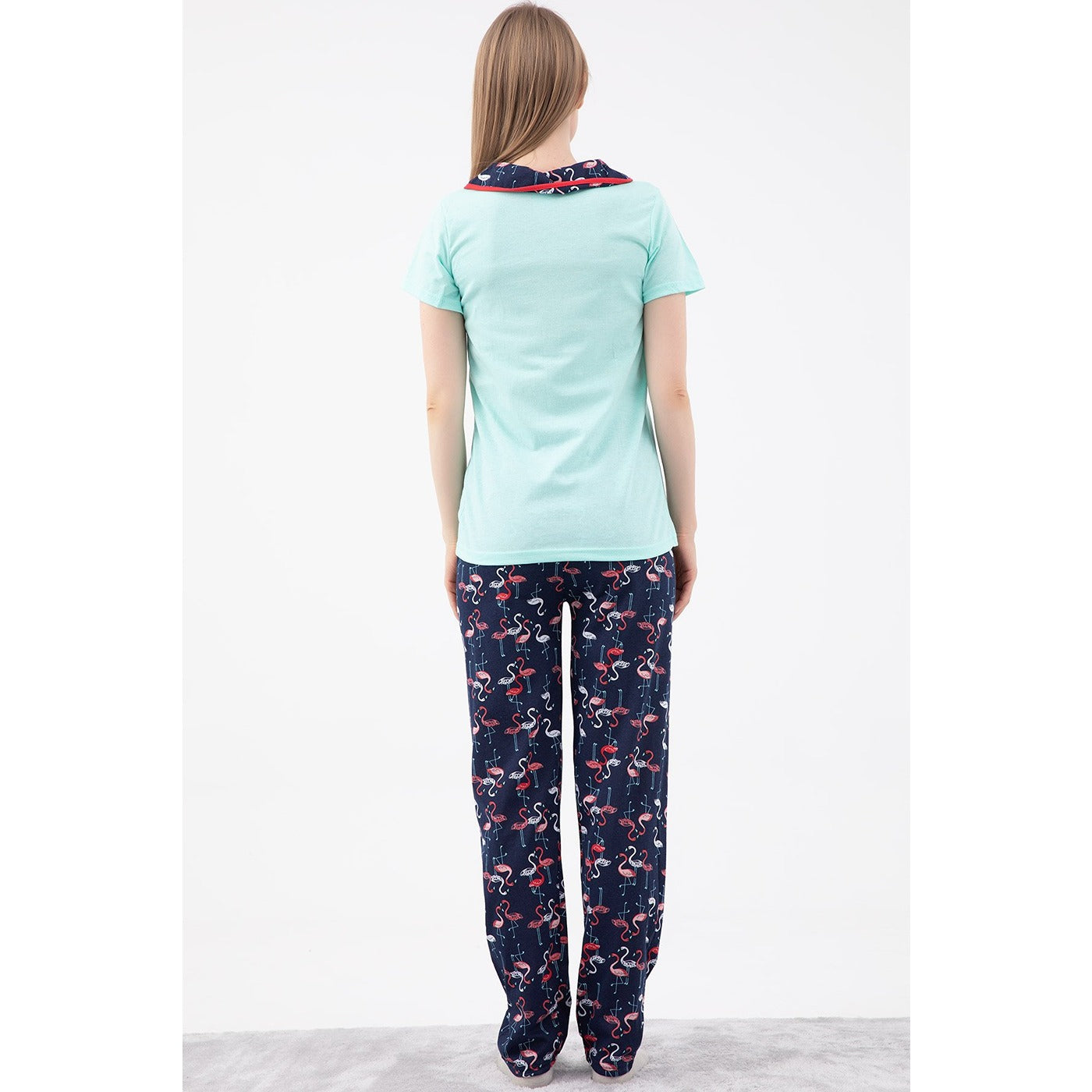 Mint Short Cuffed Pajamas Set | Montivo Pakistan