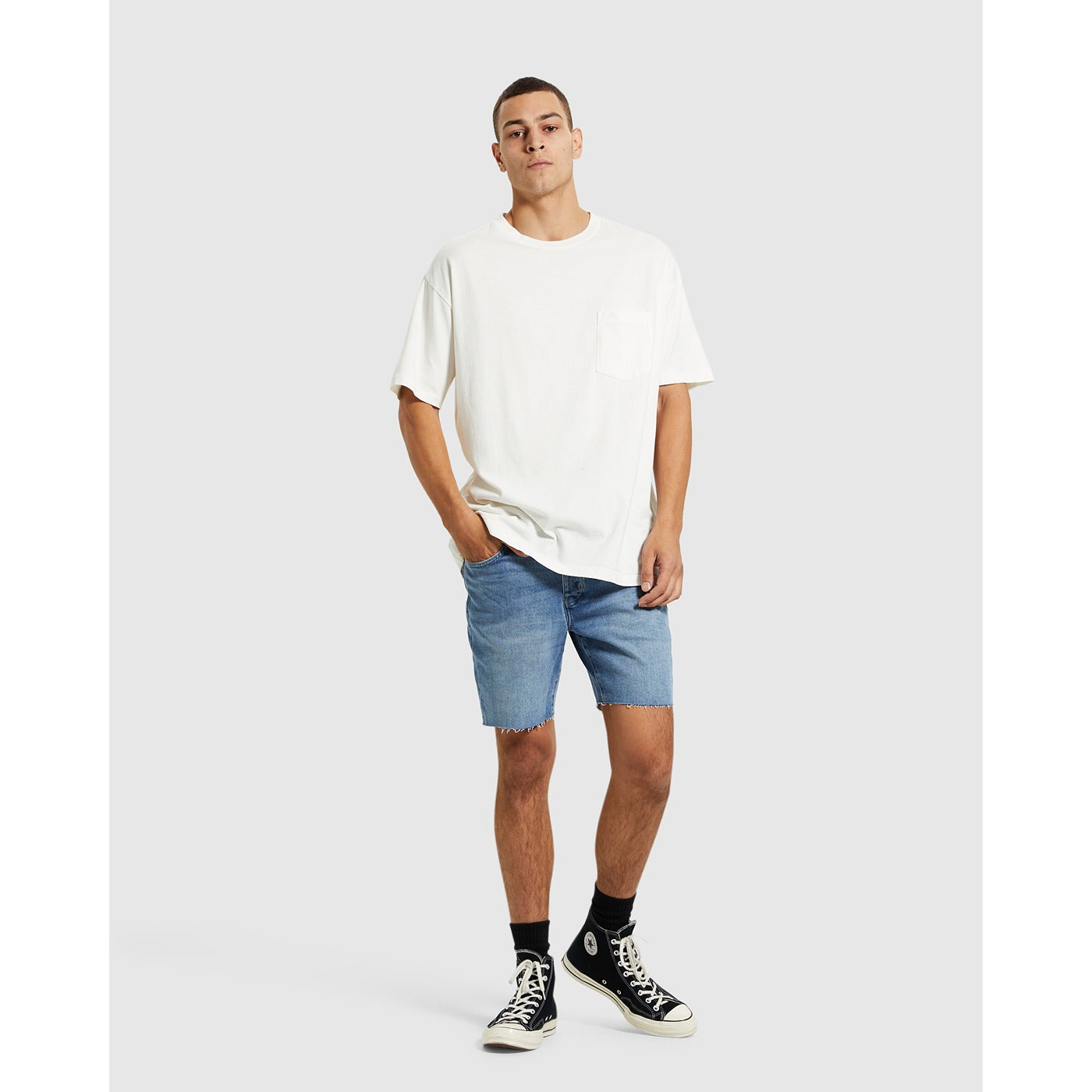 NEUW Mens Blue Denim Shorts | Montivo Pakistan