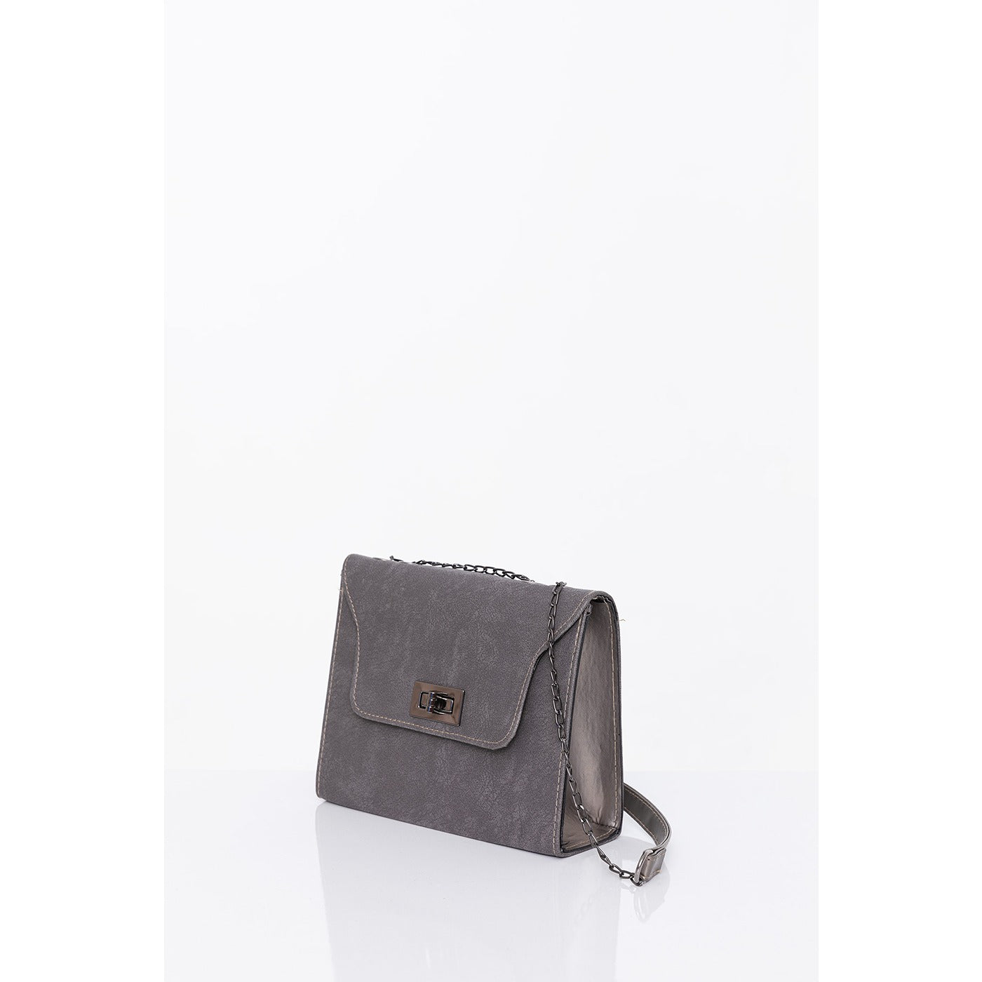 Grey Chain Hand And Shoulder Bag | Montivo Pakistan